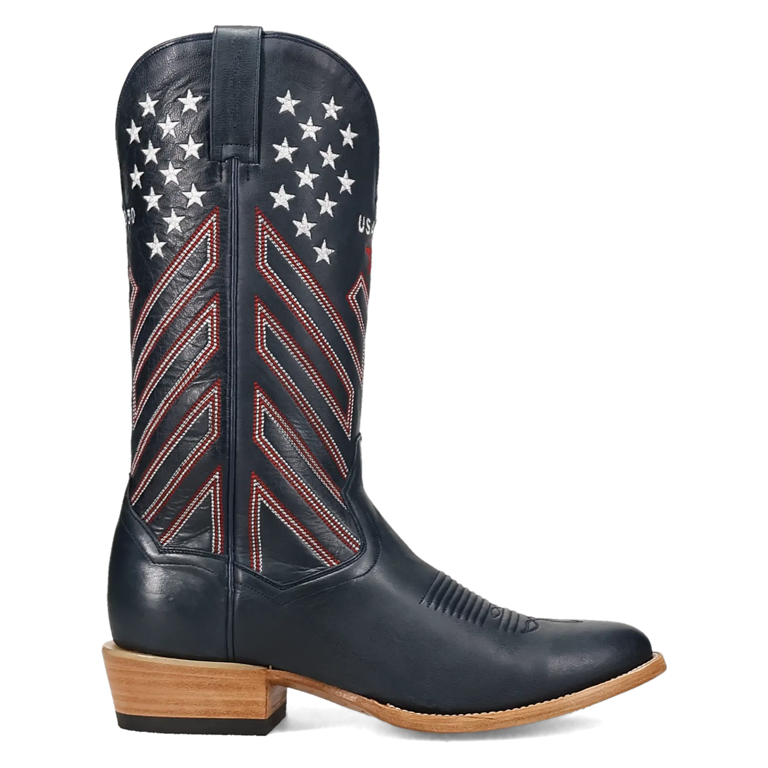 Dan Post Boots Boots Men's America 250 Leather Round Toe Boots Blue Color - Dan Post Boots