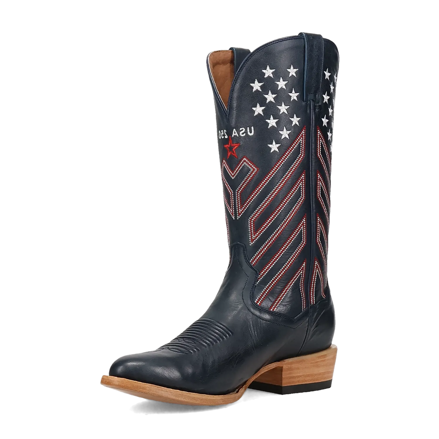 Dan Post Boots Boots Men's America 250 Leather Round Toe Boots Blue Color - Dan Post Boots