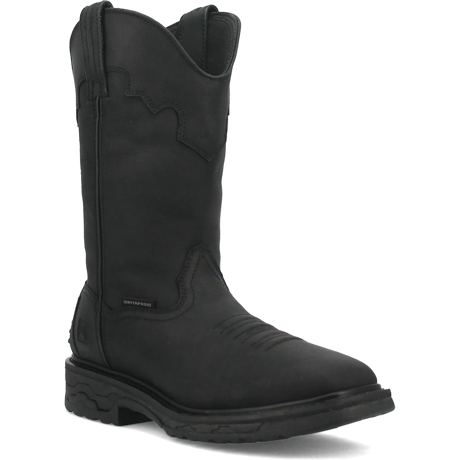 Dan Post Boots Boots Men's Blayde Waterproof Leather Wide Square Toe Work Boots Black Color - Dan Post Boots