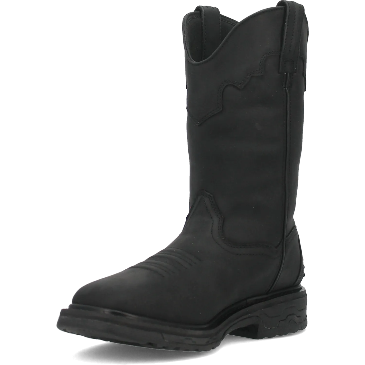 Dan Post Boots Boots Men's Blayde Waterproof Leather Wide Square Toe Work Boots Black Color - Dan Post Boots