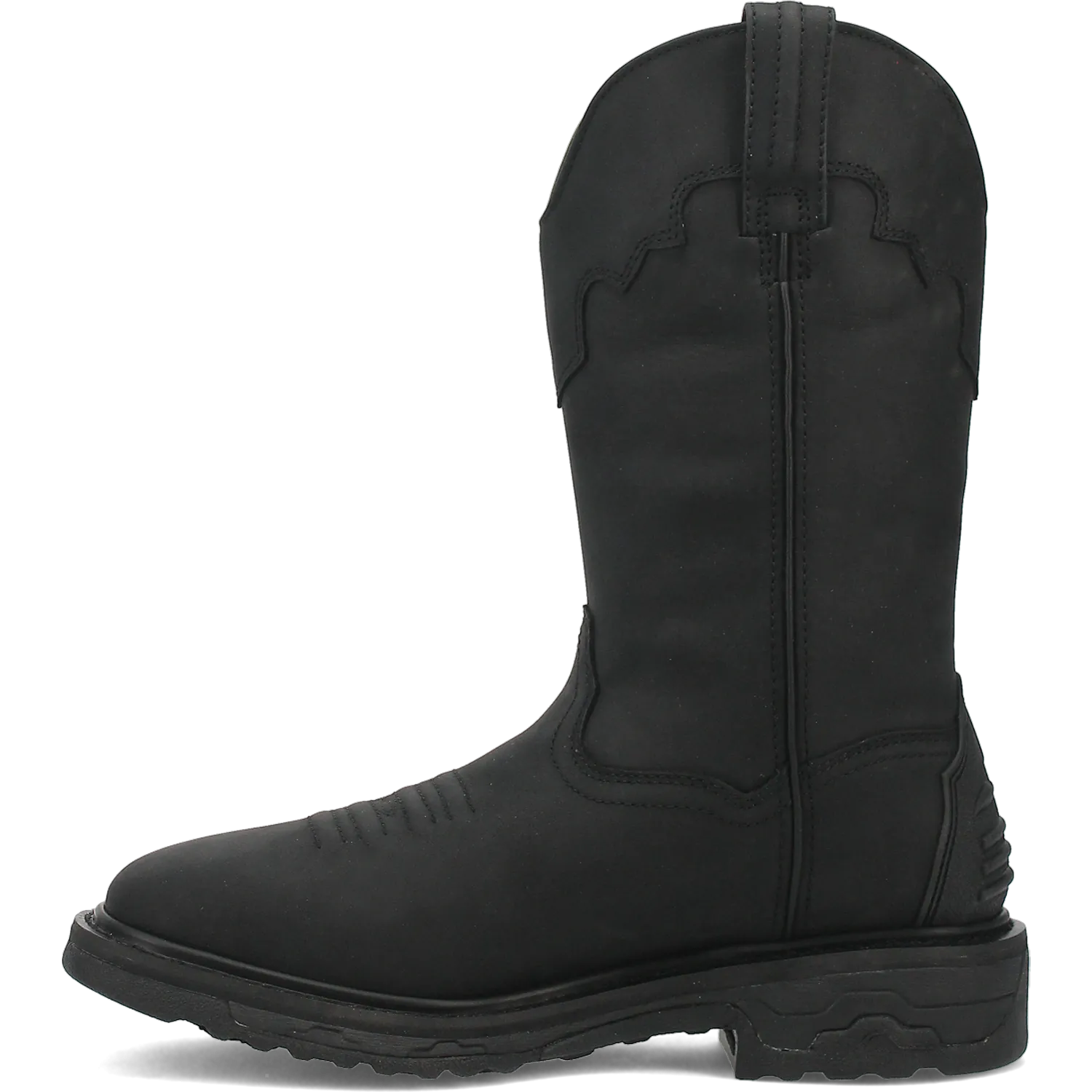 Dan Post Boots Boots Men's Blayde Waterproof Leather Wide Square Toe Work Boots Black Color - Dan Post Boots