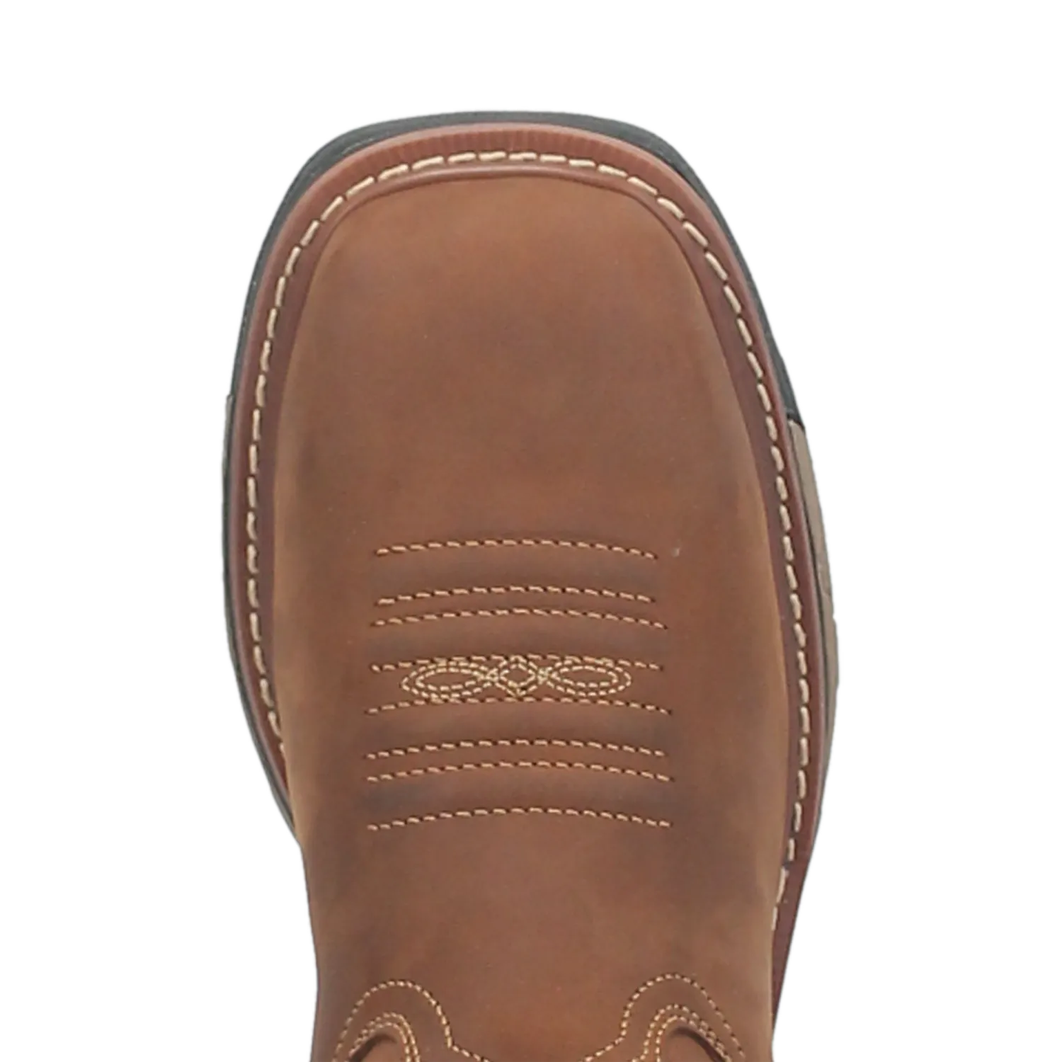 Dan Post Boots Boots Men's Blayde Waterproof Leather Wide Square Toe Work Boots Saddle Tan Color - Dan Post Boots
