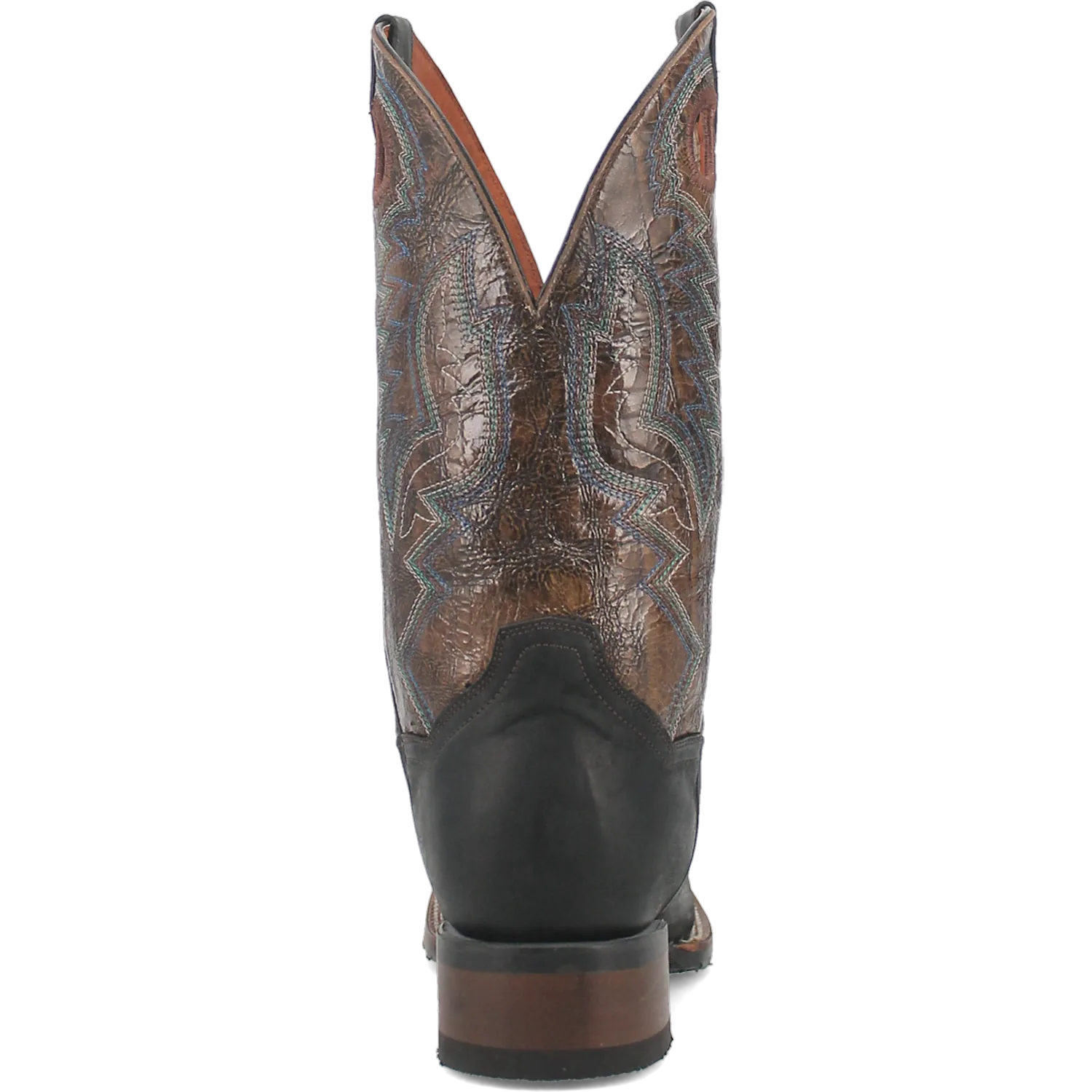 Dan Post Boots Boots Men's Deuce Leather Wide Square Toe Boots Black Color - Dan Post Boots