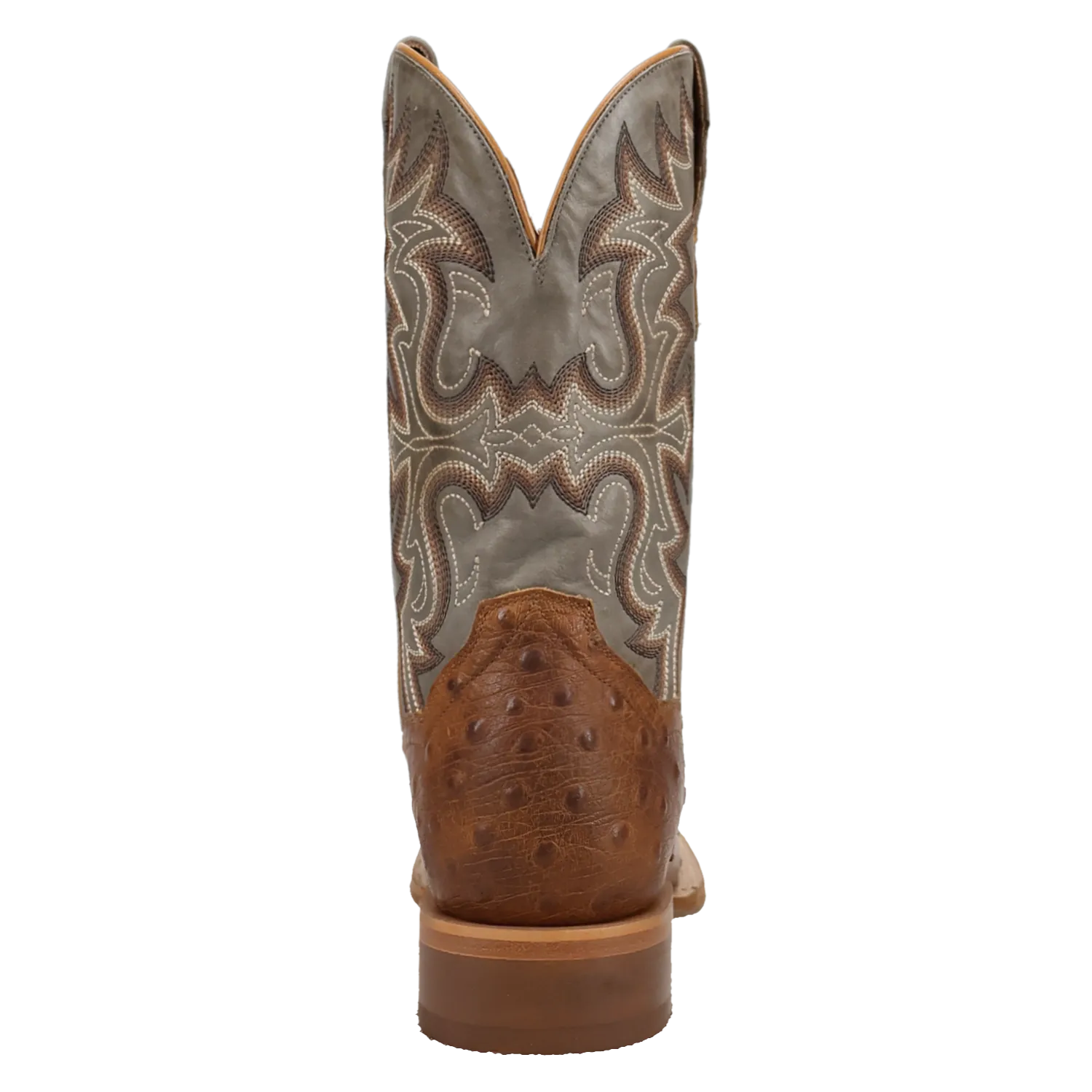 Dan Post Boots Boots Men's Drayden Full Quill Ostrich Wide Square Toe Boots Tan Color - Dan Post Boots