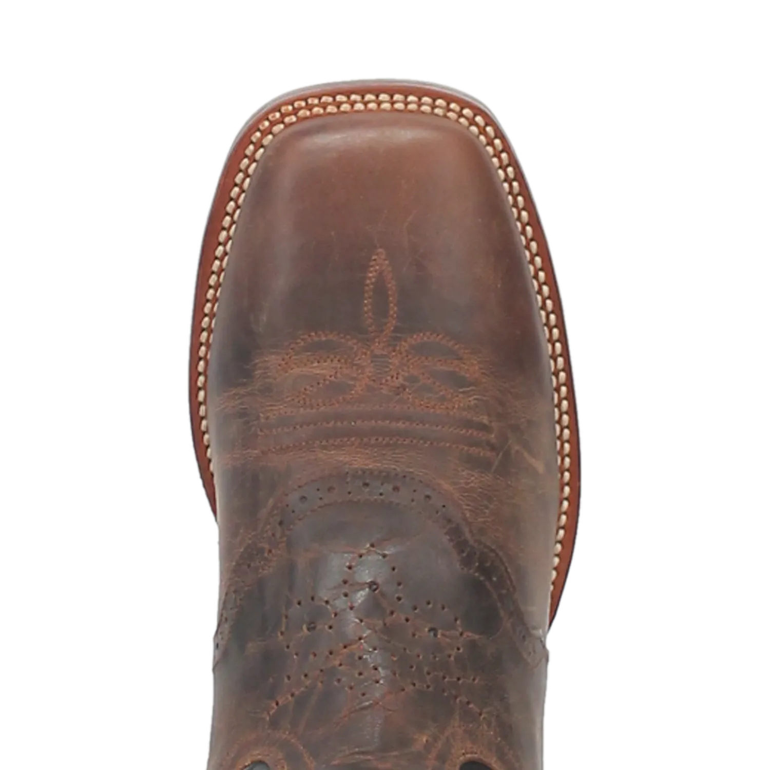 Dan Post Boots Boots Men's Franklin Leather Wide Square Toe Boots Chocolate Color - Dan Post Boots