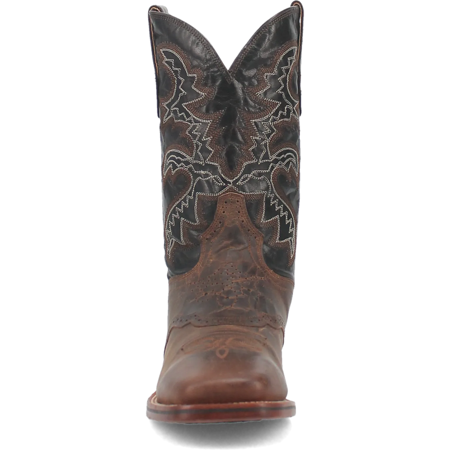 Dan Post Boots Boots Men's Franklin Leather Wide Square Toe Boots Chocolate Color - Dan Post Boots