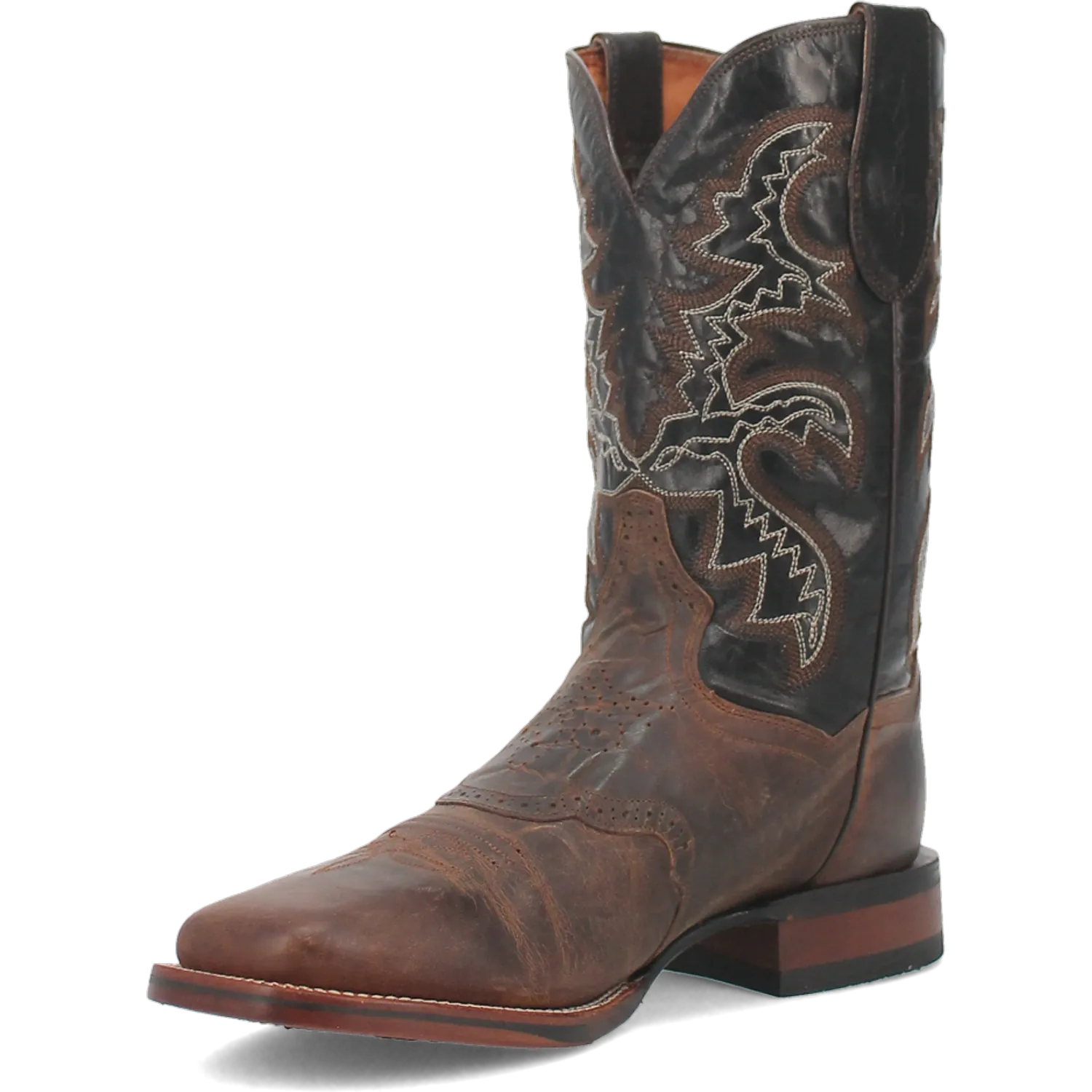 Dan Post Boots Boots Men's Franklin Leather Wide Square Toe Boots Chocolate Color - Dan Post Boots