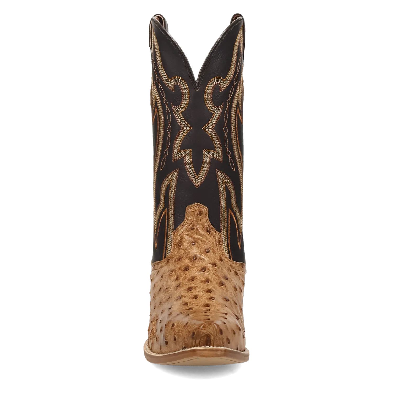 Dan Post Boots Boots Men's Grit Genuine Full Quill Ostrich Snip Toe Boots Tan Color - Dan Post Boots