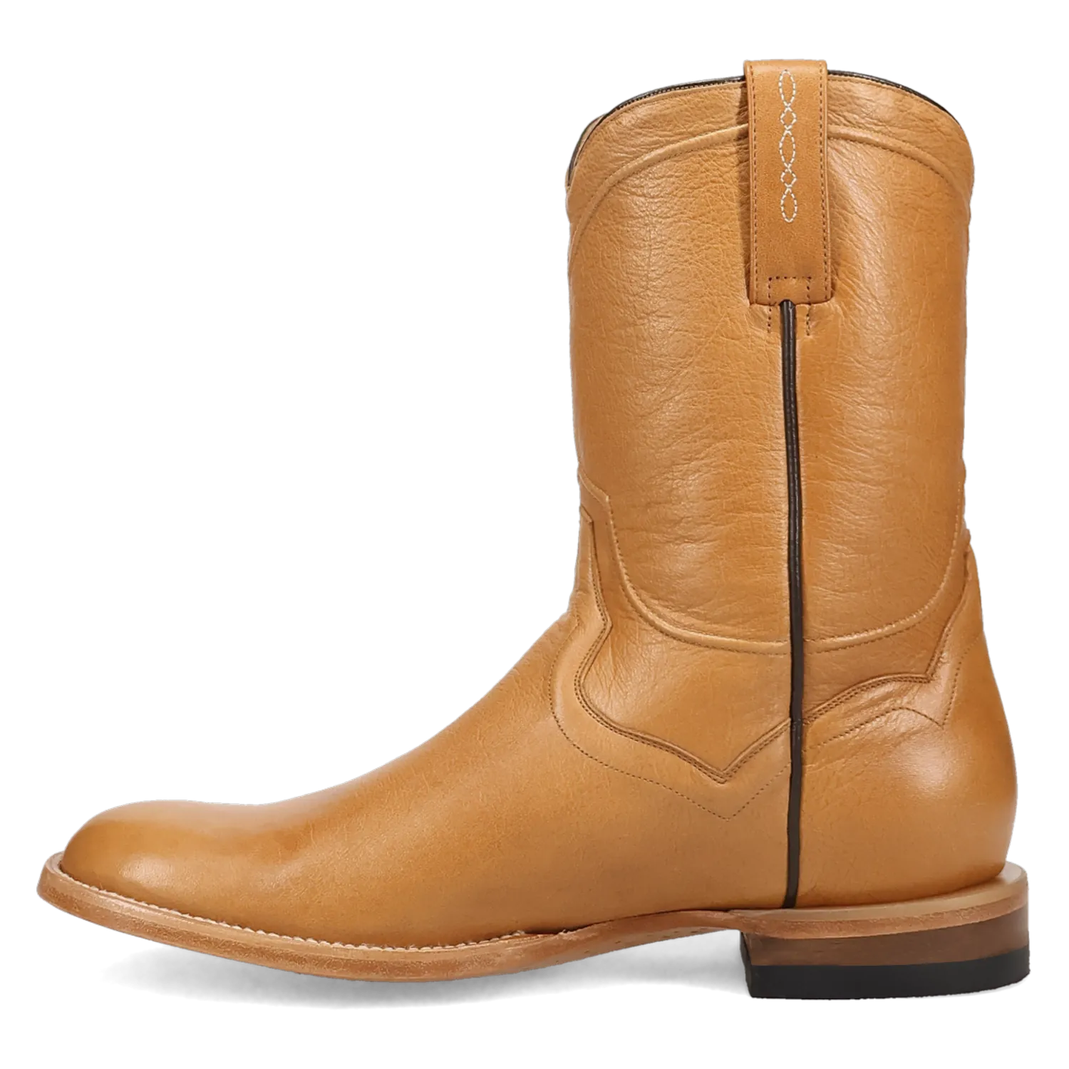 Dan Post Boots Boots Men's Hartwell Leather Round Roper Toe Short Boots Camel Color - Dan Post Boots