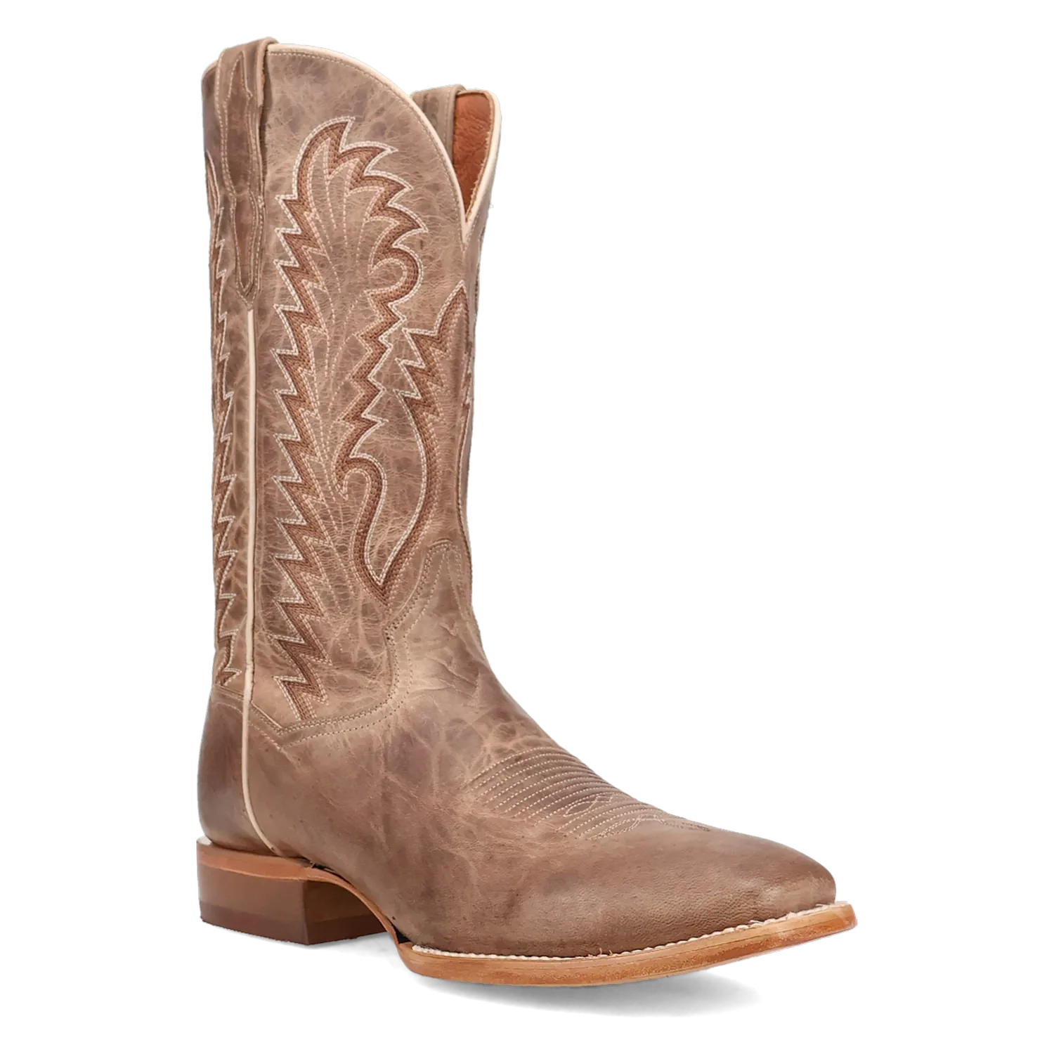 Dan Post Boots Boots Men's Jerry Leather Square Toe Boots Tan Color - Dan Post Boots