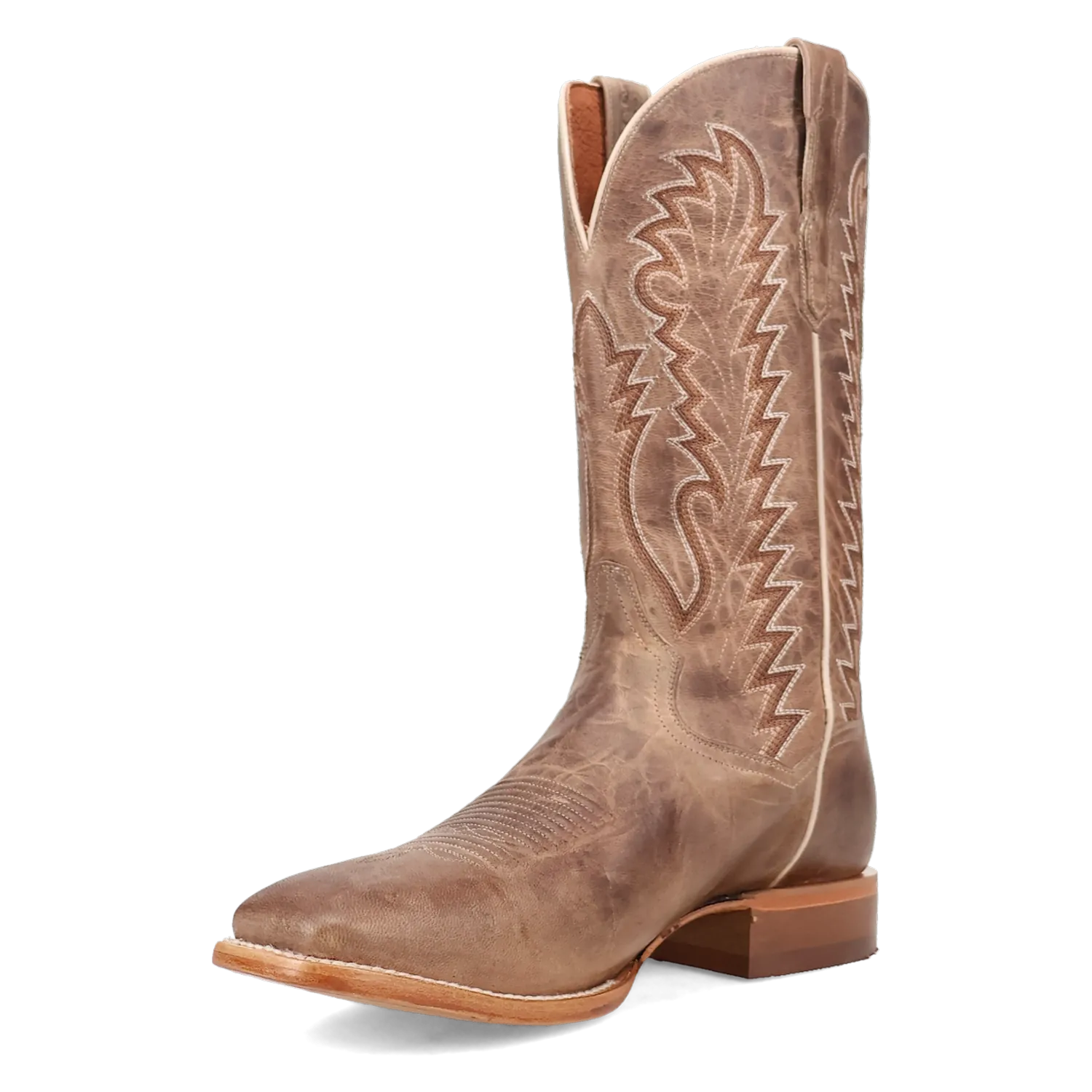 Dan Post Boots Boots Men's Jerry Leather Square Toe Boots Tan Color - Dan Post Boots