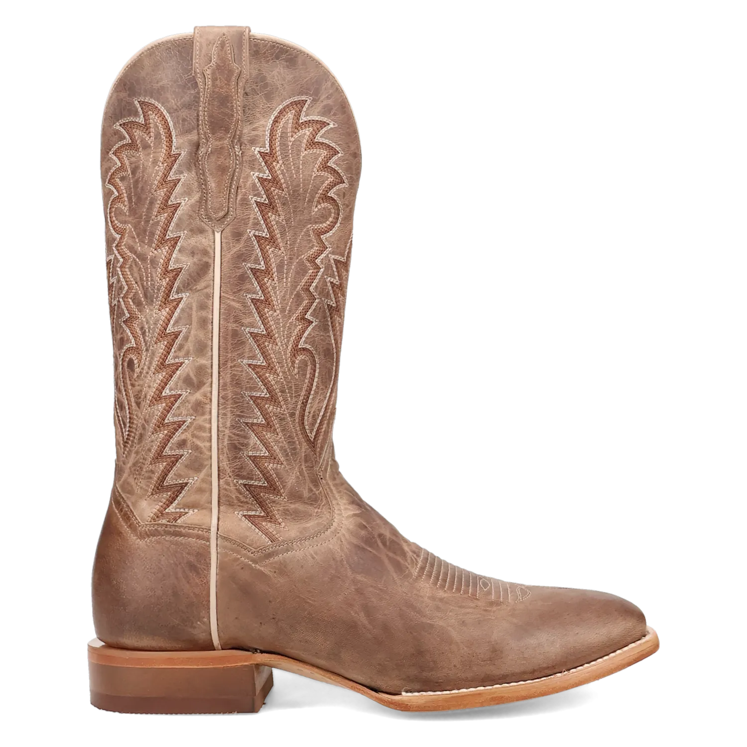 Dan Post Boots Boots Men's Jerry Leather Square Toe Boots Tan Color - Dan Post Boots