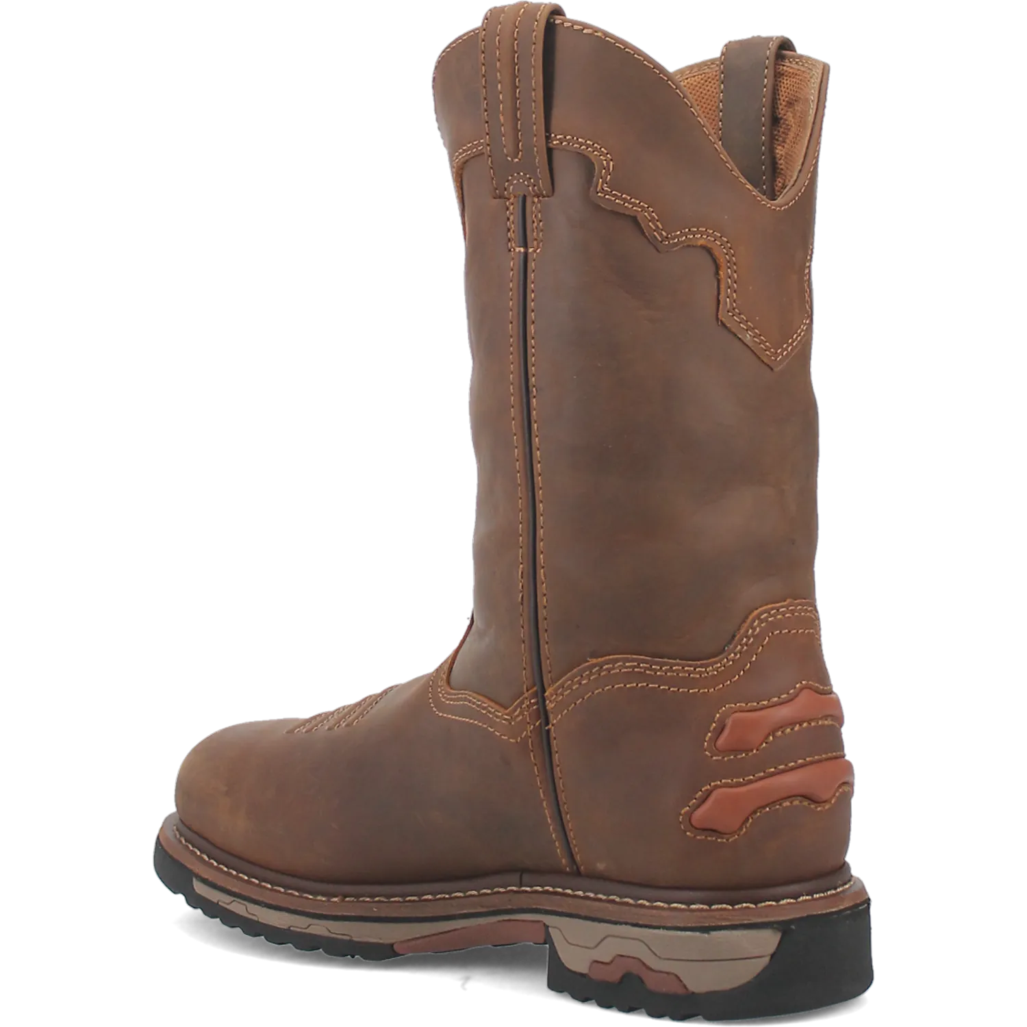 Dan Post Boots Boots Men's Journeyman Leather Wide Round Toe Work Boots Saddle Color - Dan Post Boots