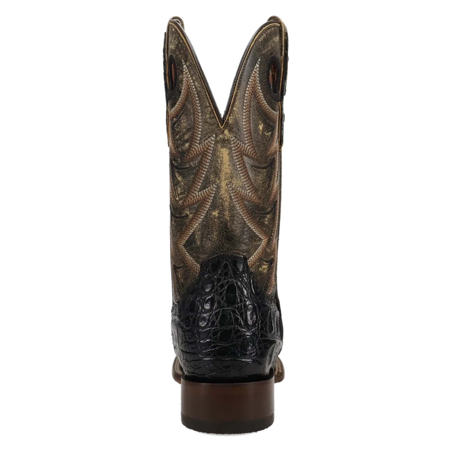 Dan Post Boots Boots Men's Marsh Caiman Wide Square Toe Boots Black Color - Dan Post Boots