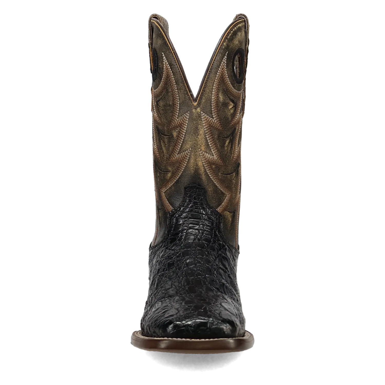 Dan Post Boots Boots Men's Marsh Caiman Wide Square Toe Boots Black Color - Dan Post Boots