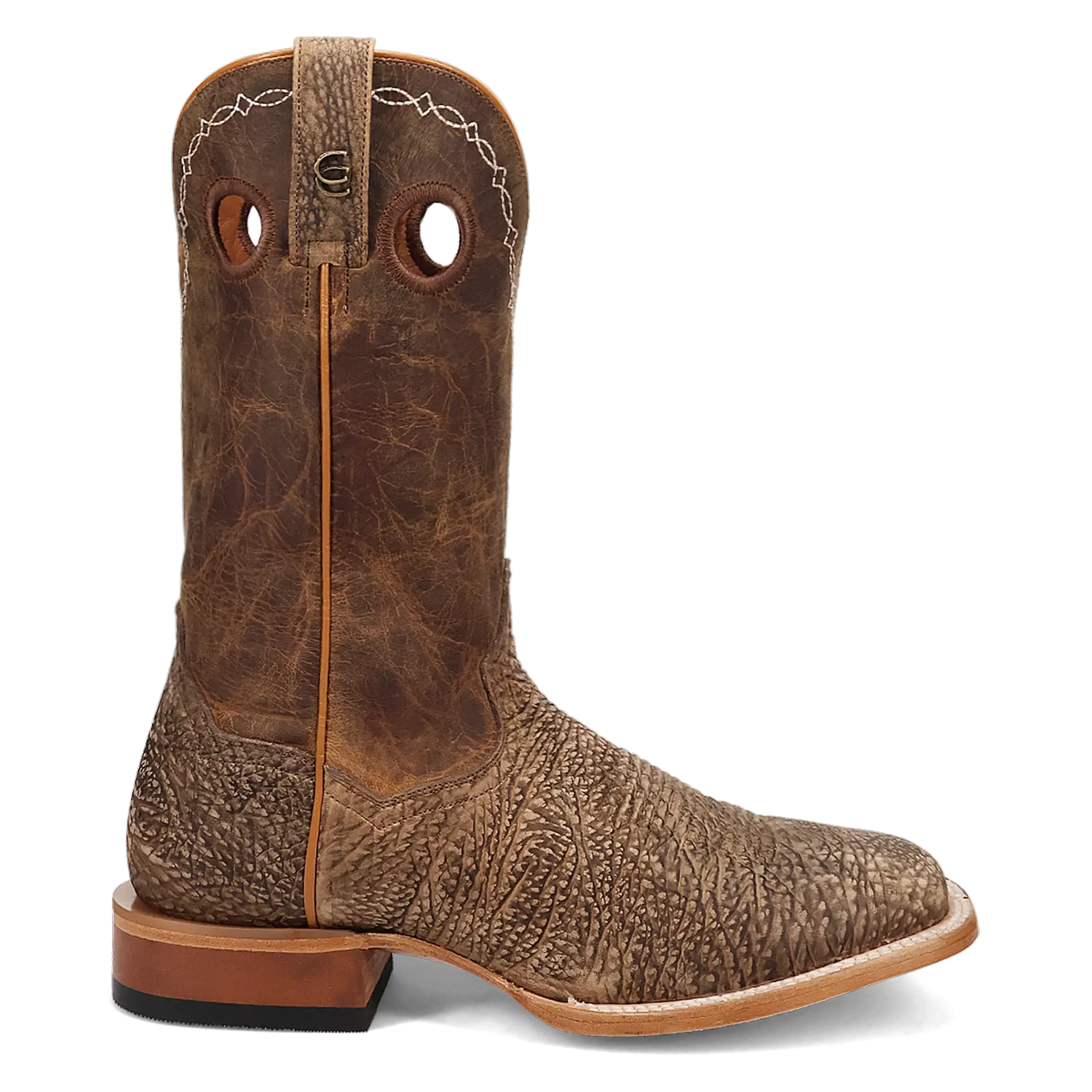 Dan Post Boots Boots Men's Murray Bison Leather Wide Square Toe Boots Brown Color - Dan Post Boots