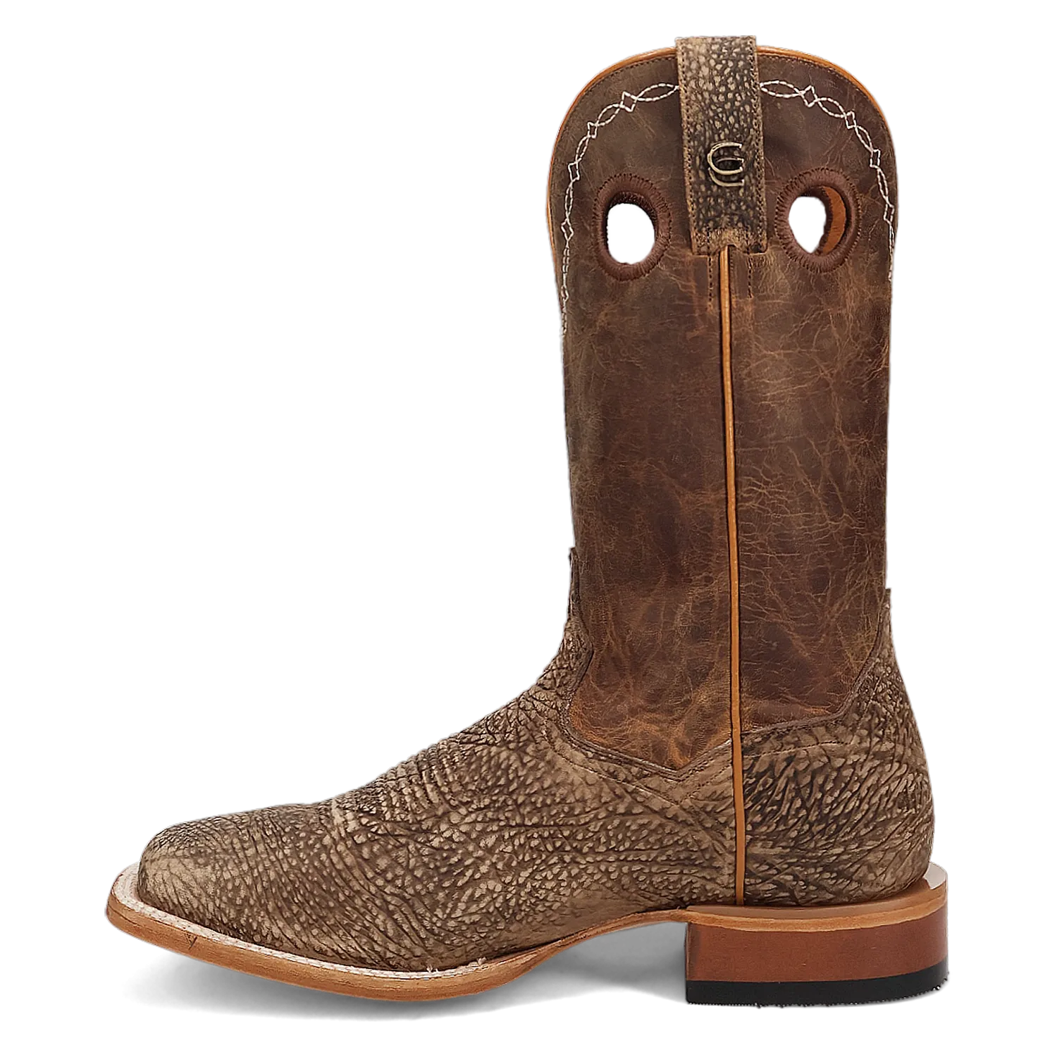 Dan Post Boots Boots Men's Murray Bison Leather Wide Square Toe Boots Brown Color - Dan Post Boots