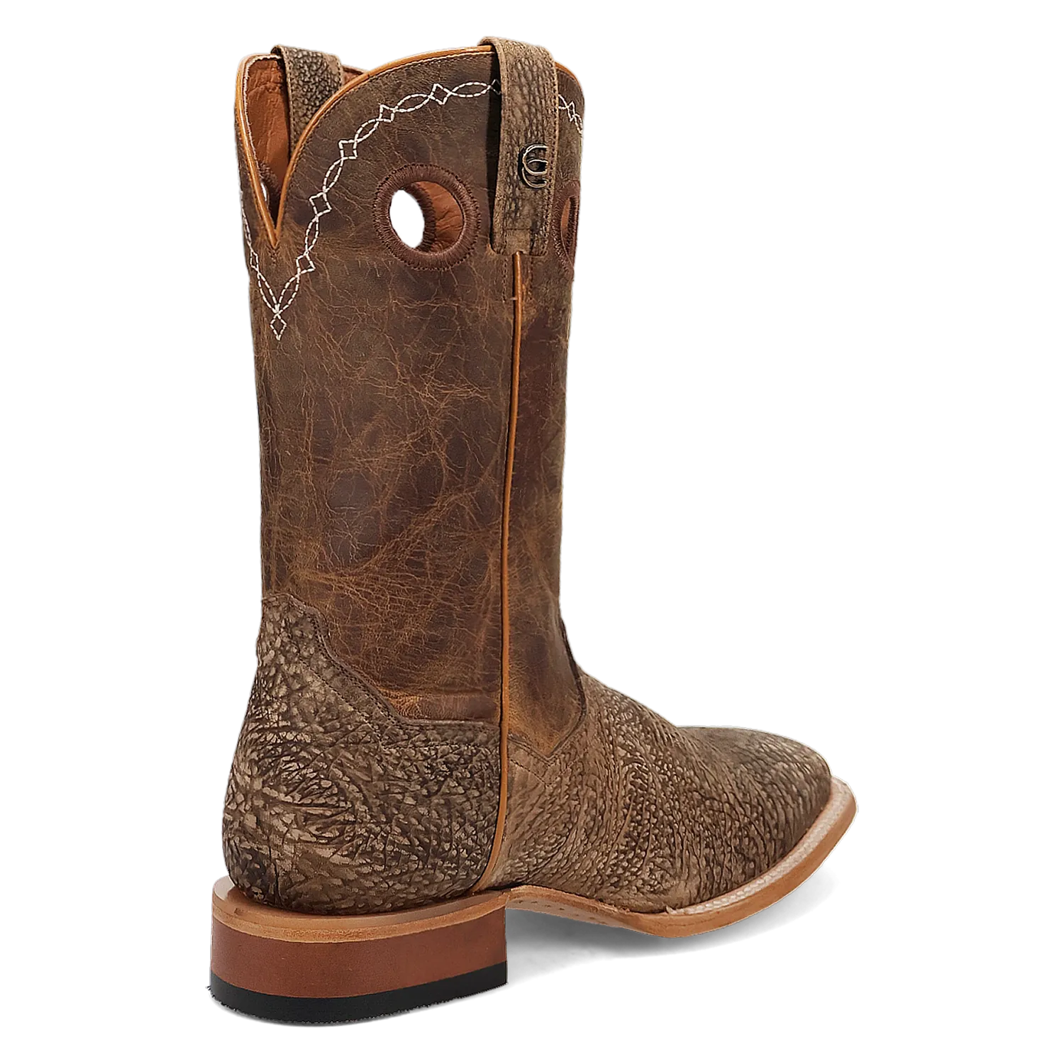Dan Post Boots Boots Men's Murray Bison Leather Wide Square Toe Boots Brown Color - Dan Post Boots