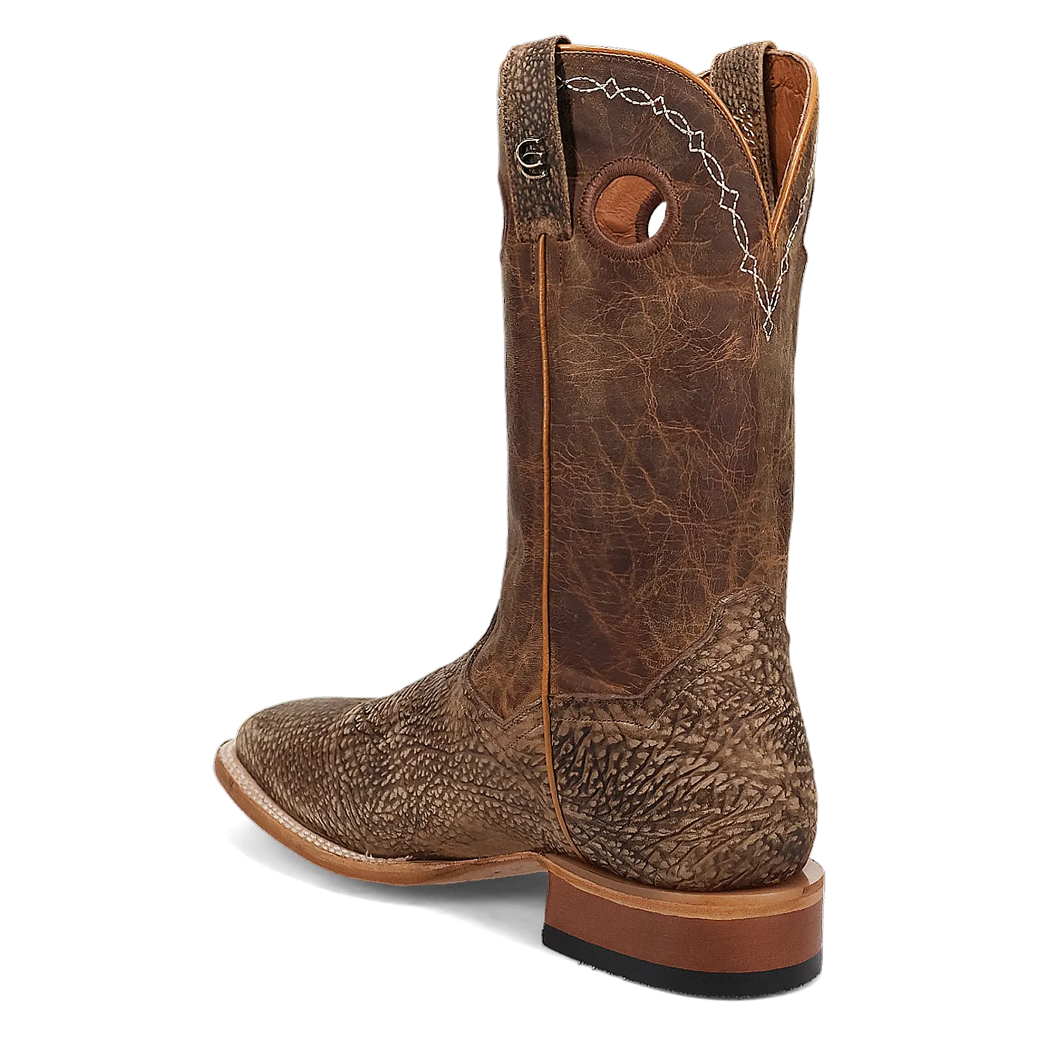 Dan Post Boots Boots Men's Murray Bison Leather Wide Square Toe Boots Brown Color - Dan Post Boots
