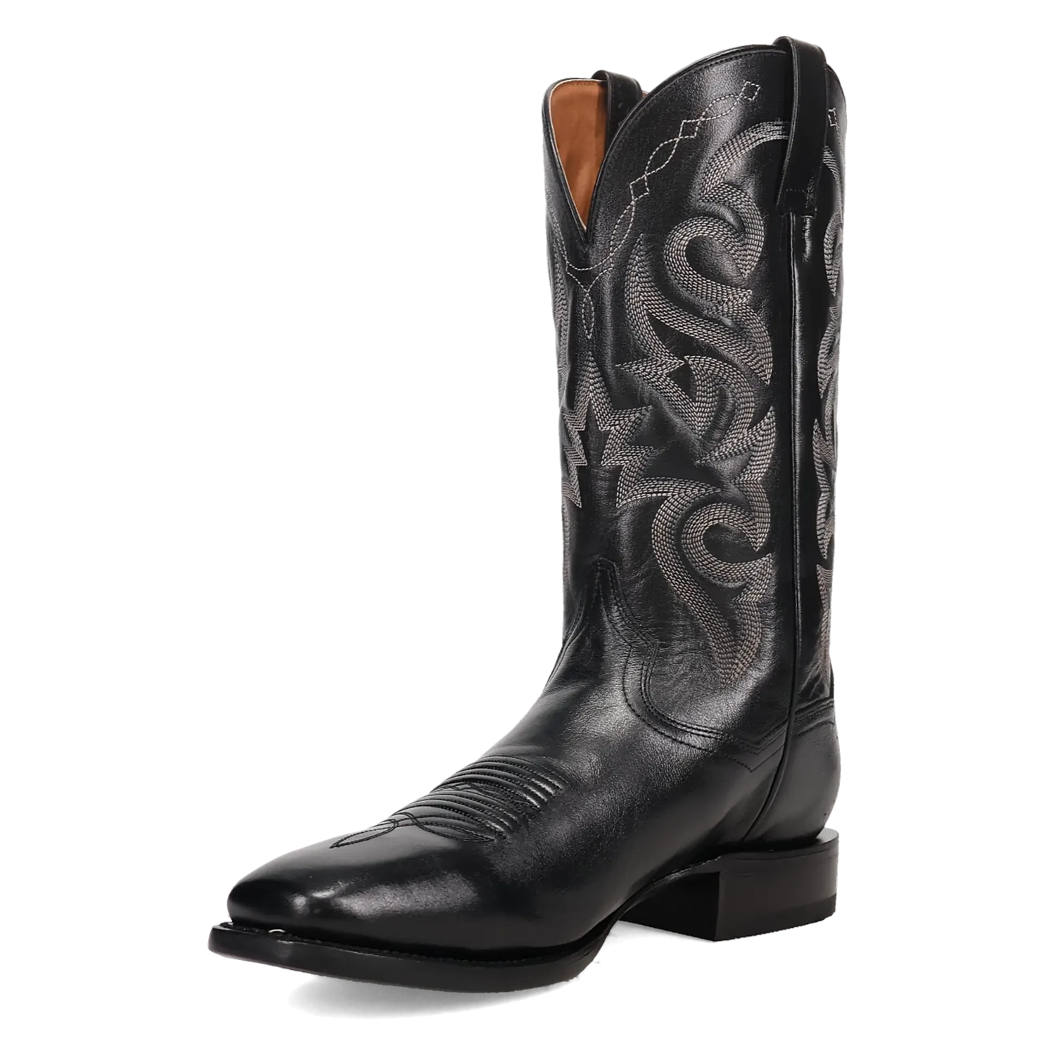 Dan Post Boots Boots Men's Remington Leather Square Toe Boots Black Color - Dan Post Boots