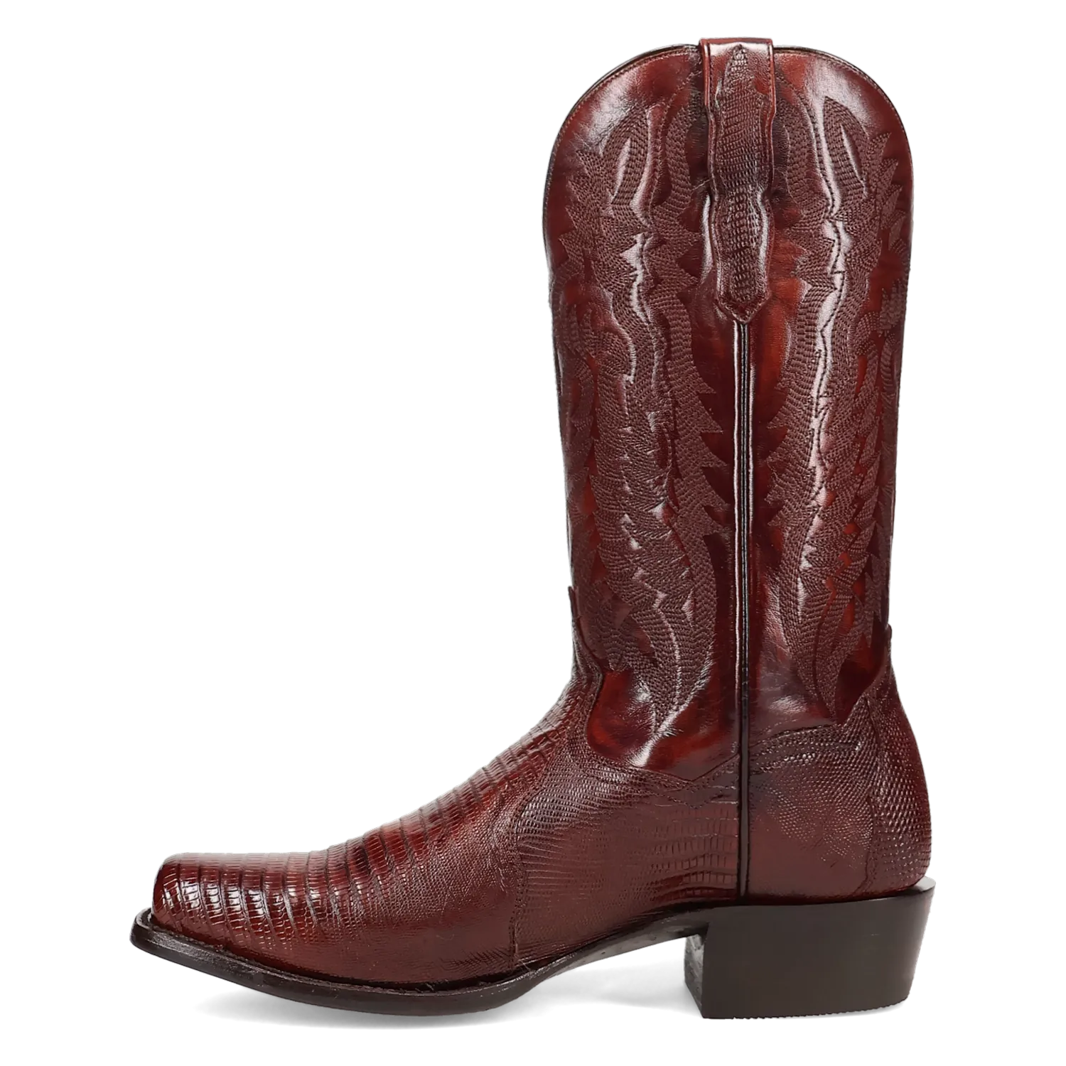 Dan Post Boots Boots Men's Ringold Lizard Snip Toe Boots Antique Tan Color - Dan Post Boots