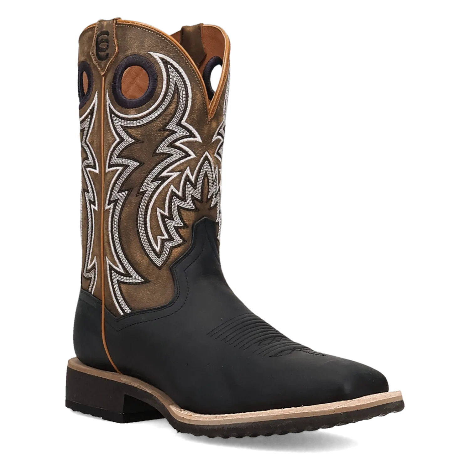Dan Post Boots Boots Men's Royston Leather Wide Square Toe Boots Black Color - Dan Post Boots