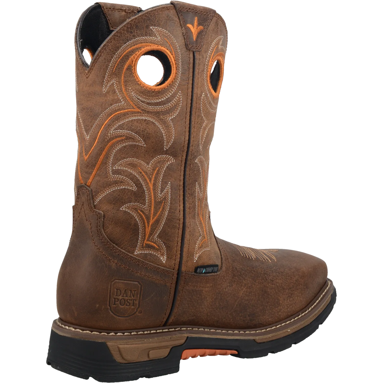 Dan Post Boots Boots Men's Storm´s Eye Waterproof Composite Wide Square Toe Work Boots Brown Color - Dan Post Boots