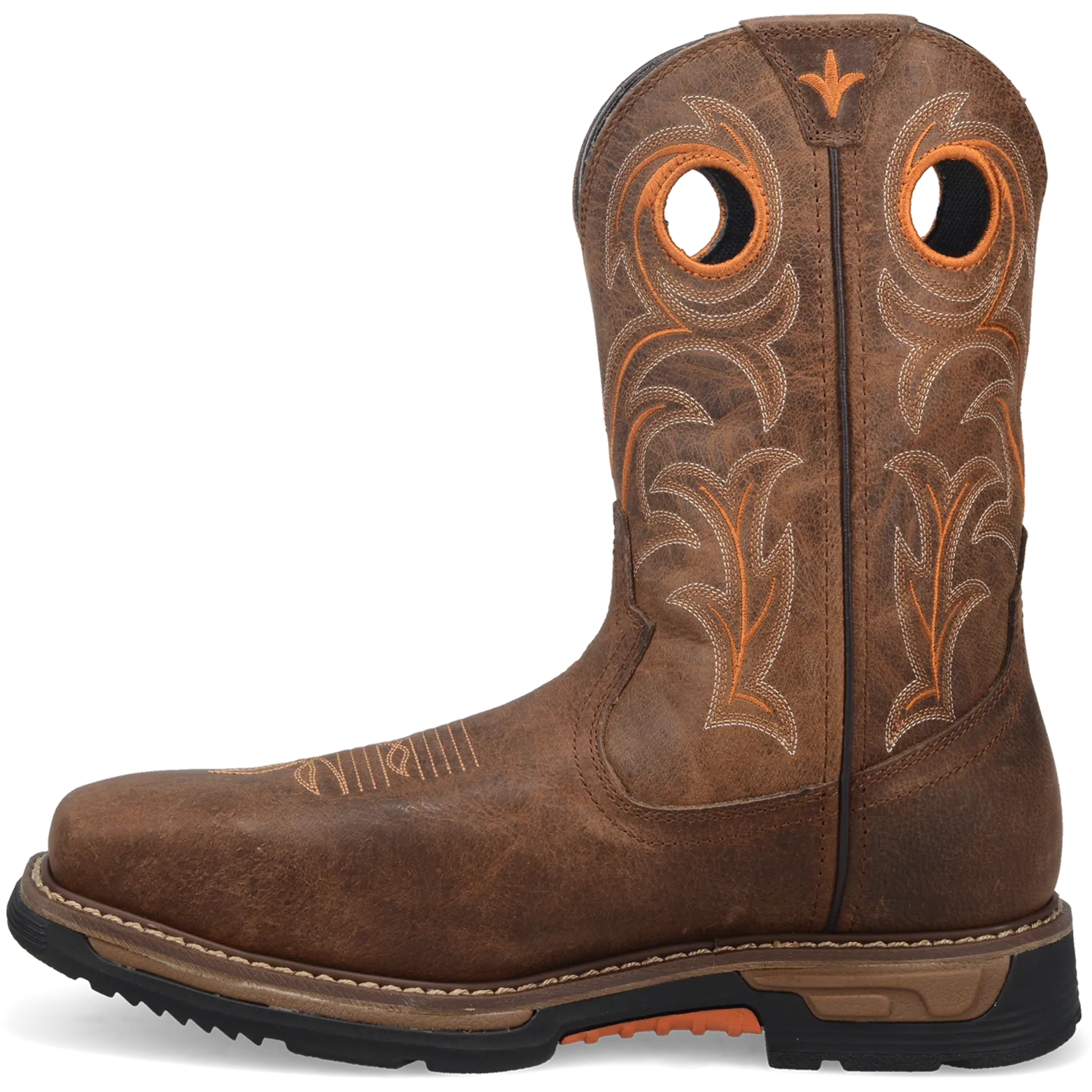 Dan Post Boots Boots Men's Storm´s Eye Waterproof Composite Wide Square Toe Work Boots Brown Color - Dan Post Boots