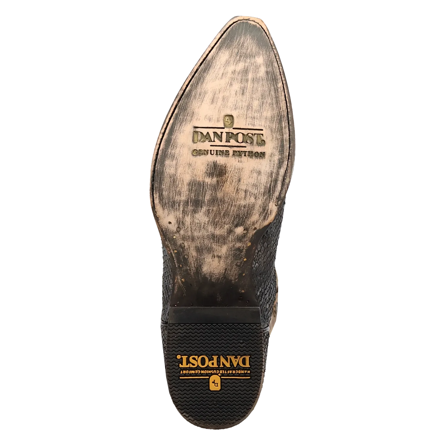 Dan Post Boots Boots Men's Stryker Genuine Python Snip Toe Boots Grey Color - Dan Post Boots