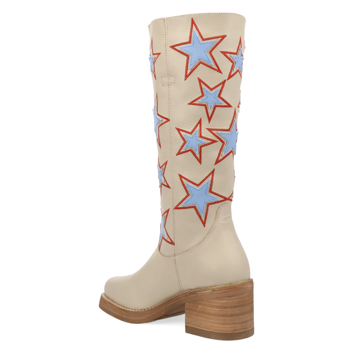 Dan Post Boots Boots Women's American Dream Leather Round Toe Boots Cream Color - Dingo