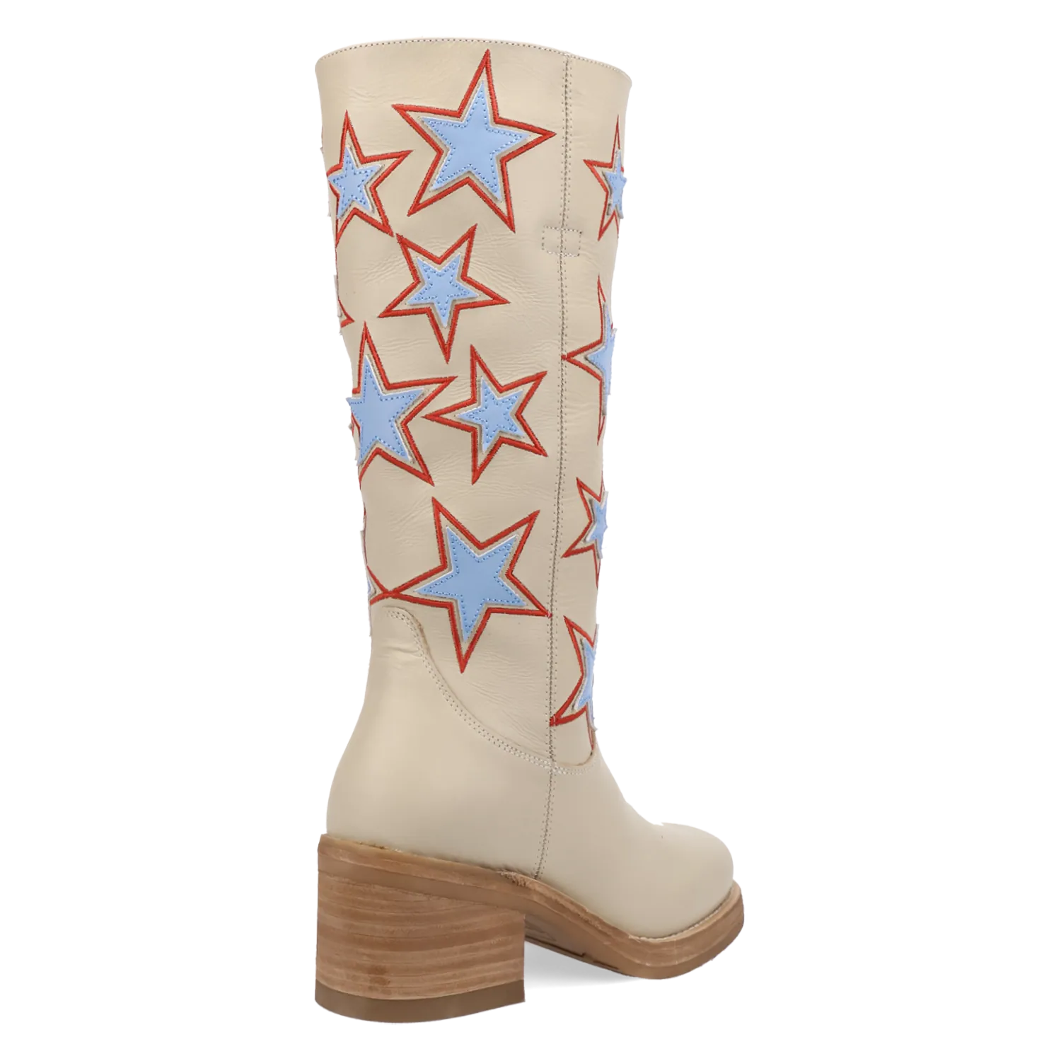 Dan Post Boots Boots Women's American Dream Leather Round Toe Boots Cream Color - Dingo