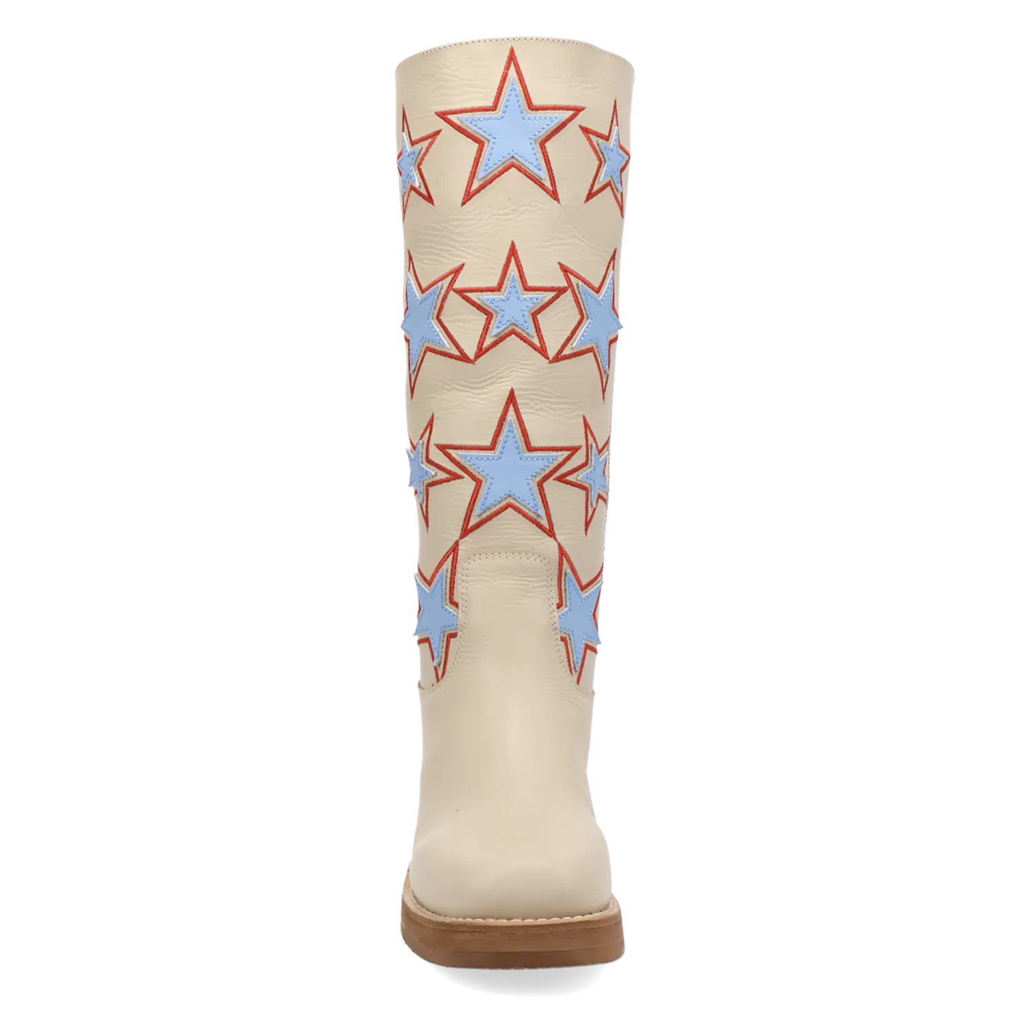 Dan Post Boots Boots Women's American Dream Leather Round Toe Boots Cream Color - Dingo