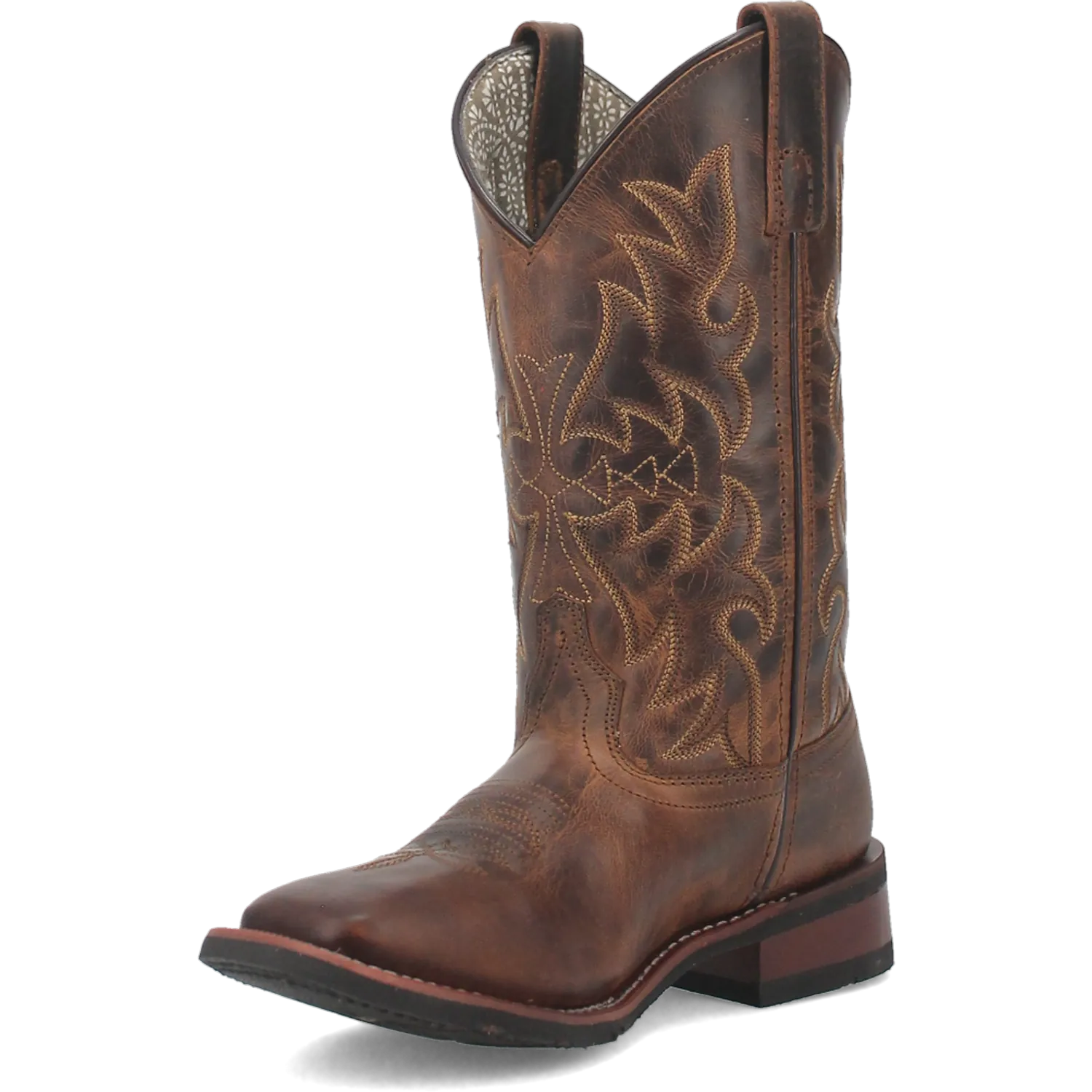 Dan Post Boots Boots Women's Anita Leather Wide Square Toe Boots Tan Color - Laredo Boots