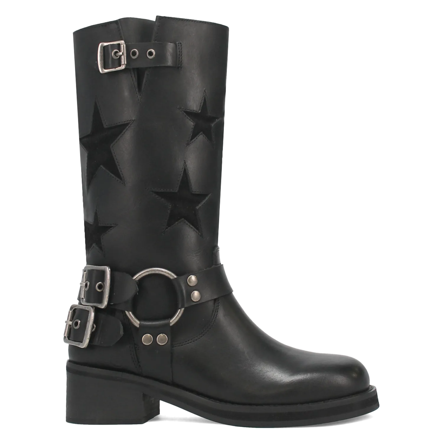 Dan Post Boots Boots Women's Blacklist Leather Round Toe Boots Black Color - Dingo