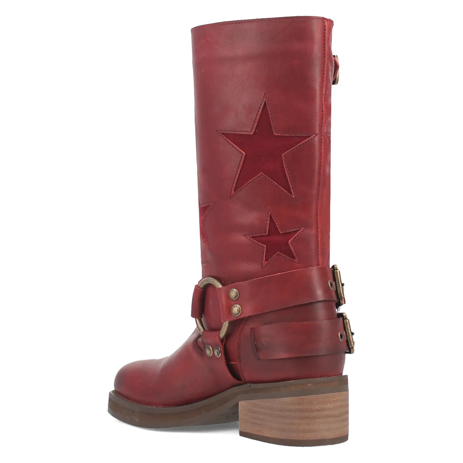 Dan Post Boots Boots Women's Blacklist Leather Round Toe Boots Wine Color - Dingo