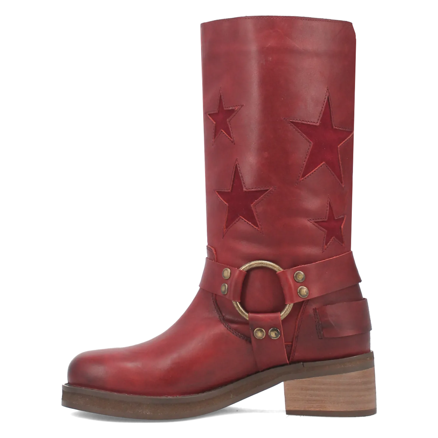 Dan Post Boots Boots Women's Blacklist Leather Round Toe Boots Wine Color - Dingo