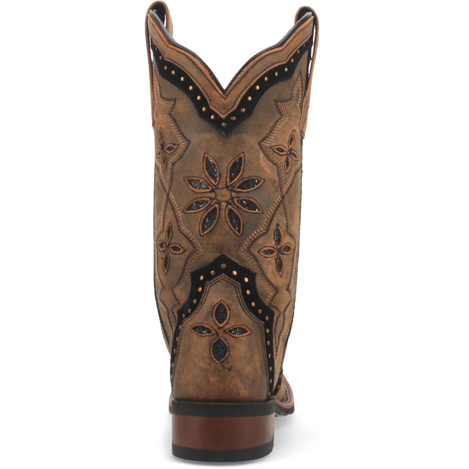 Dan Post Boots Boots Women's Bouquet Leather Wide Square Toe Boots Honey Color - Laredo Boots