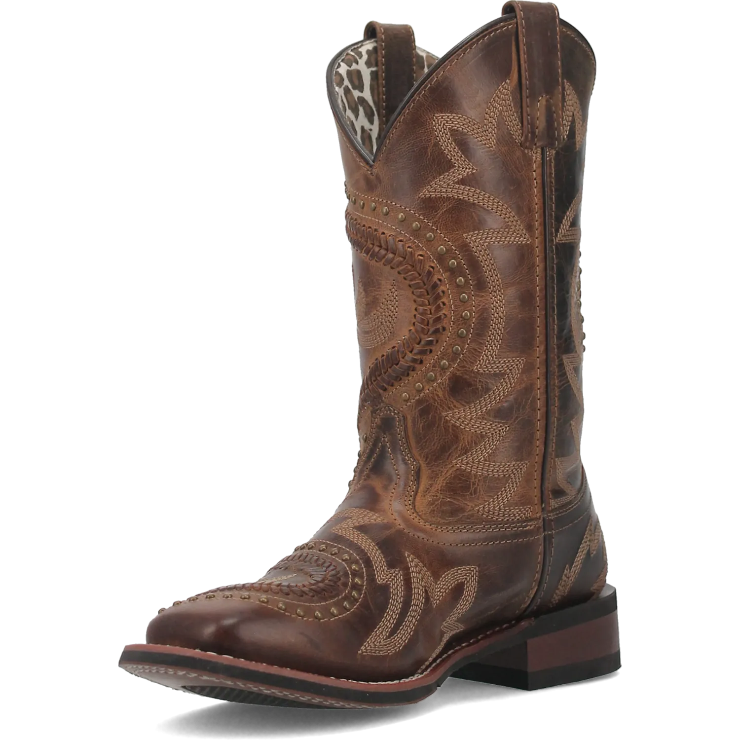 Dan Post Boots Boots Women's Charli Leather Wide Square Toe Boots Tan Color - Dan Post Boots
