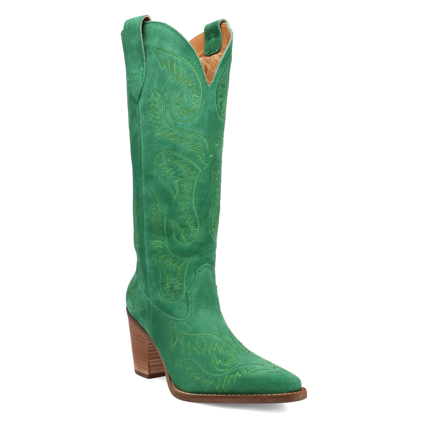 Dan Post Boots Boots Women's Evita Leather Tall Boot Green Color - Dingo
