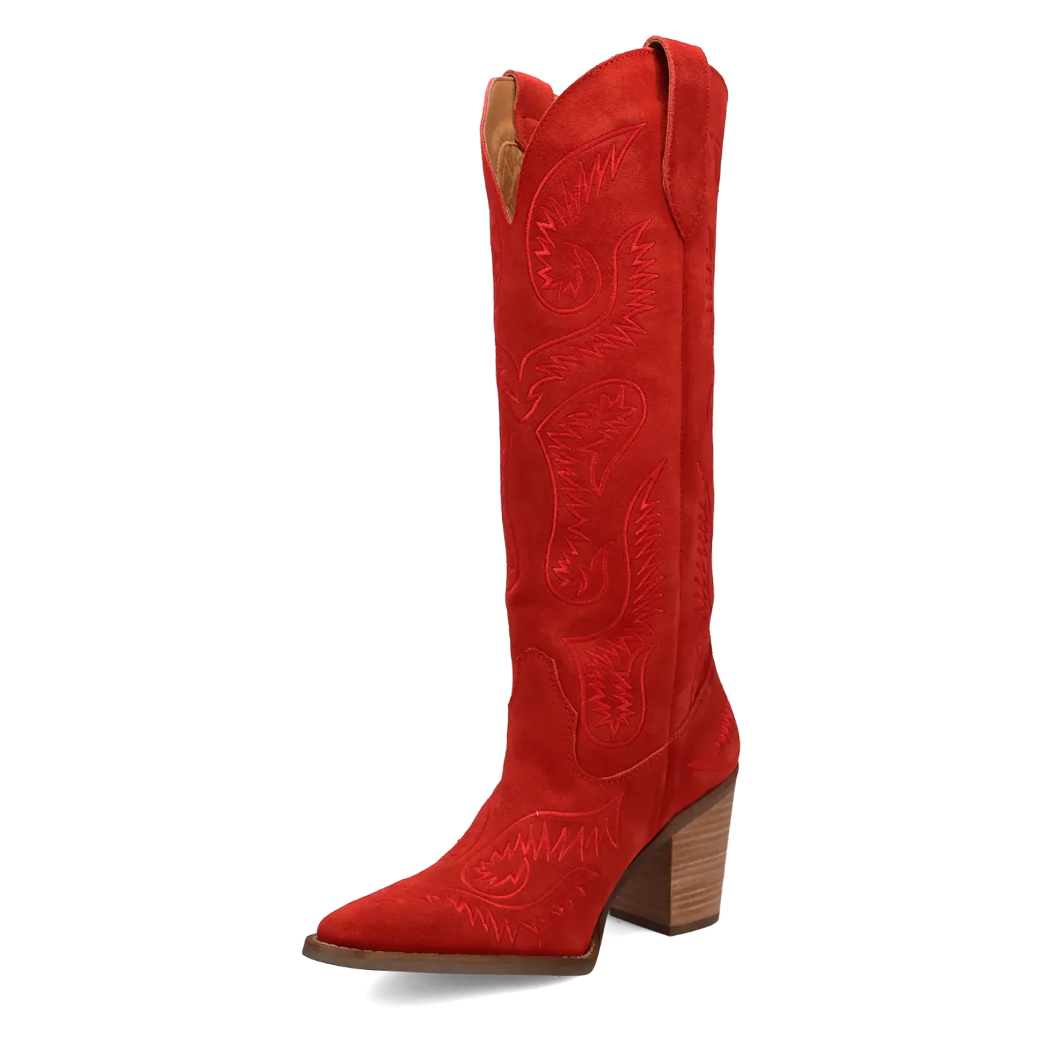 Dan Post Boots Boots Women's Evita Leather Tall Boot Red Color - Dingo