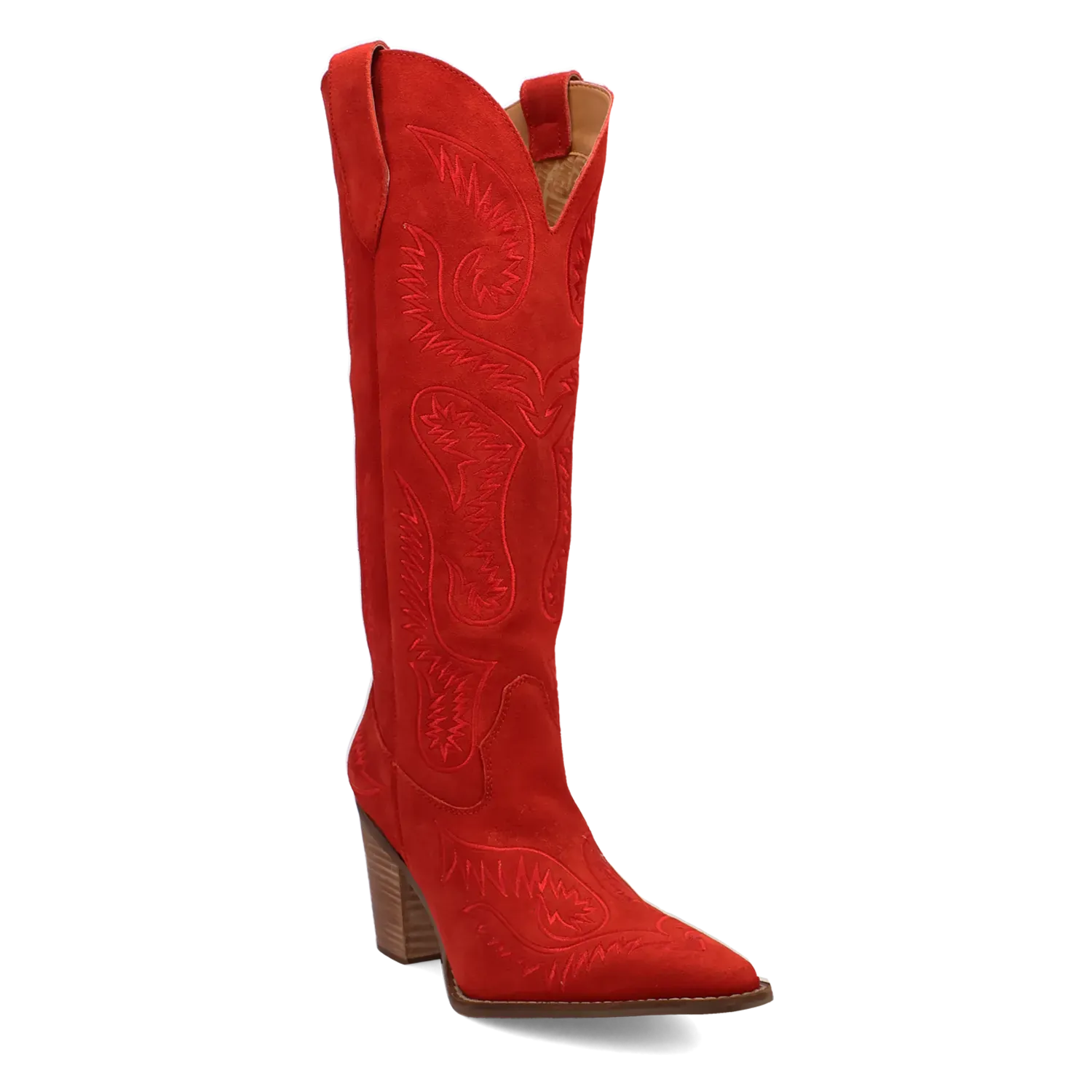 Dan Post Boots Boots Women's Evita Leather Tall Boot Red Color - Dingo