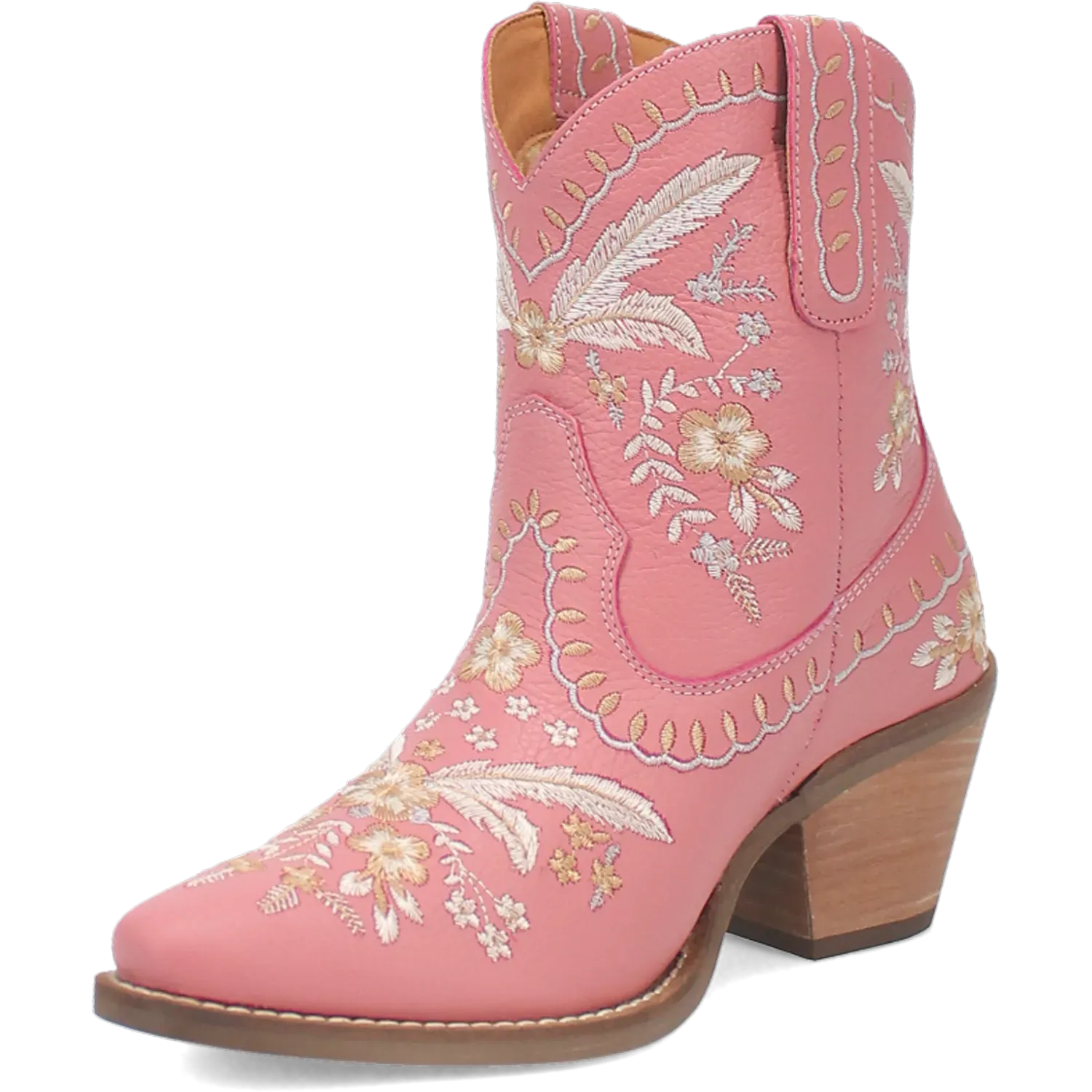 Dan Post Boots Boots Women´s Genuine Leather Primrose Bootie Pink Color - Dingo