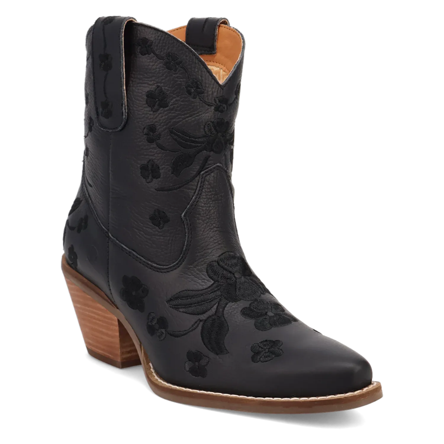 Dan Post Boots Boots Women´s Genuine Leather Sweetheart Bootie Black Color - Dingo