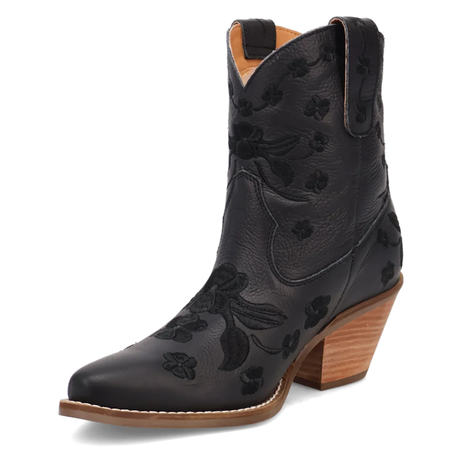 Dan Post Boots Boots Women´s Genuine Leather Sweetheart Bootie Black Color - Dingo
