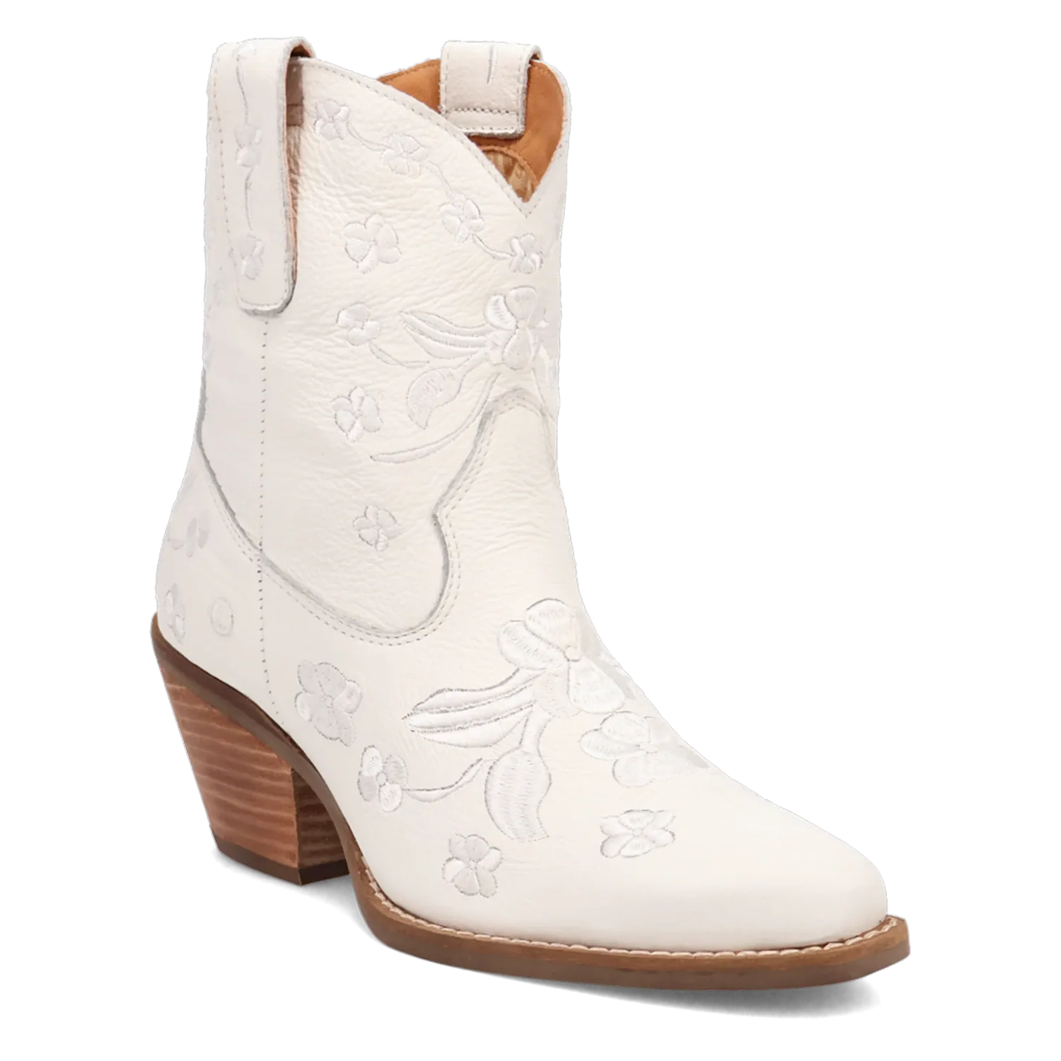 Dan Post Boots Boots Women´s Genuine Leather Sweetheart Bootie White Color - Dingo