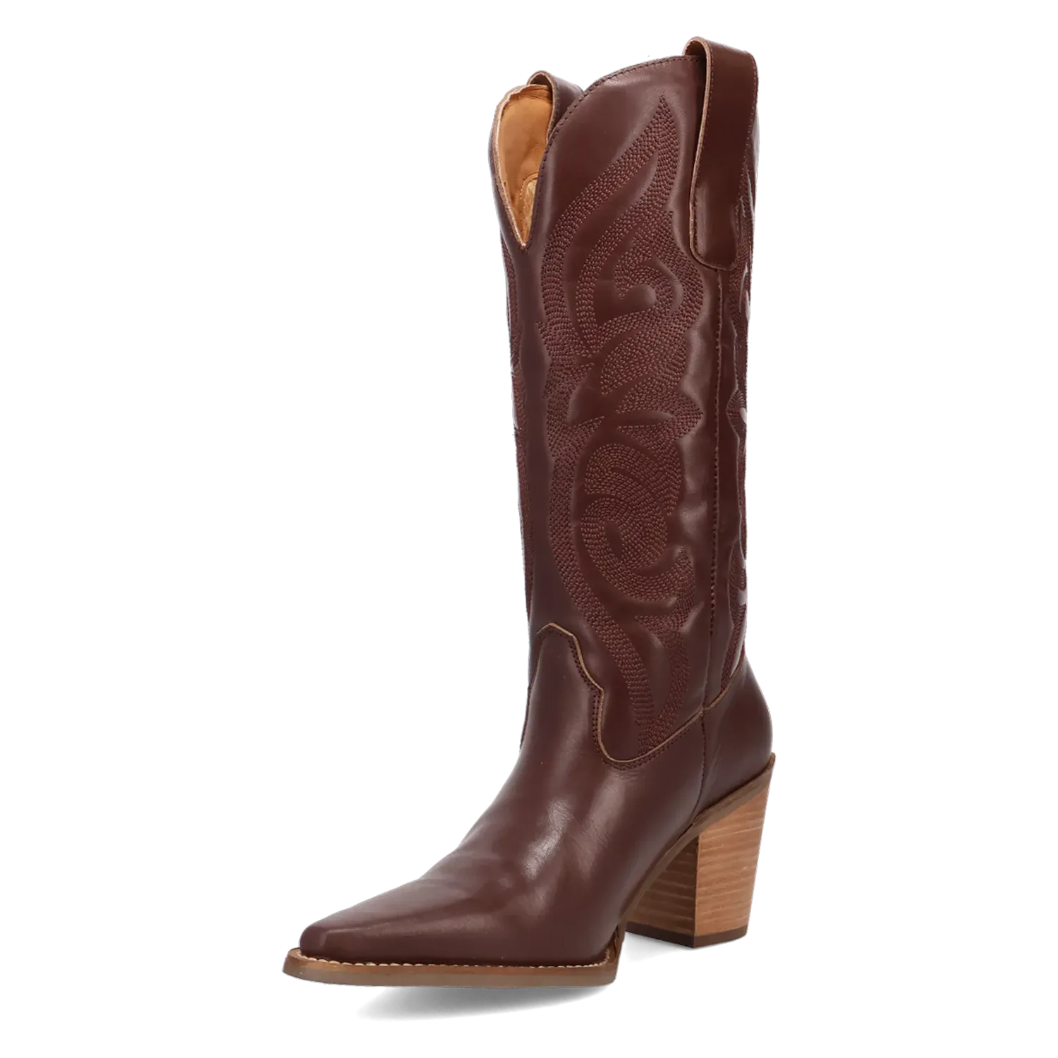 Dan Post Boots Boots Women's Hensley Leather Snip Toe Boots Brown Color - Dingo