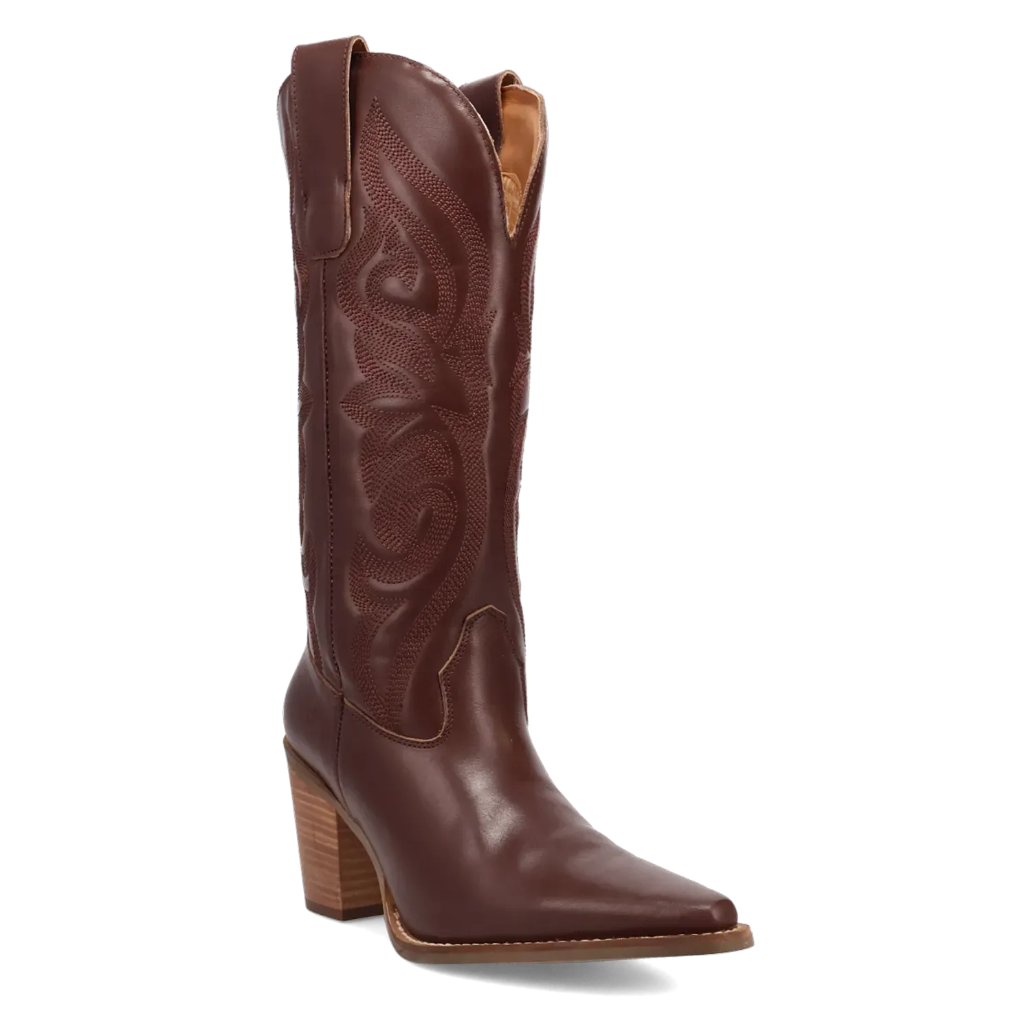 Dan Post Boots Boots Women's Hensley Leather Snip Toe Boots Brown Color - Dingo