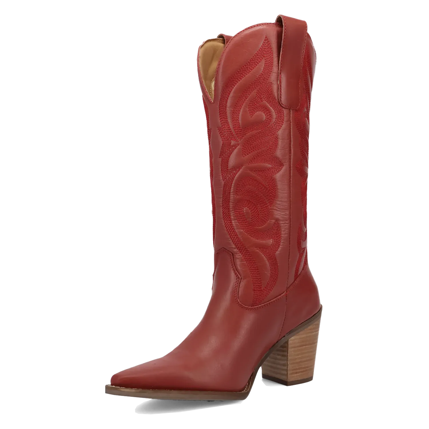 Dan Post Boots Boots Women's Hensley Leather Snip Toe Boots Red Color - Dingo