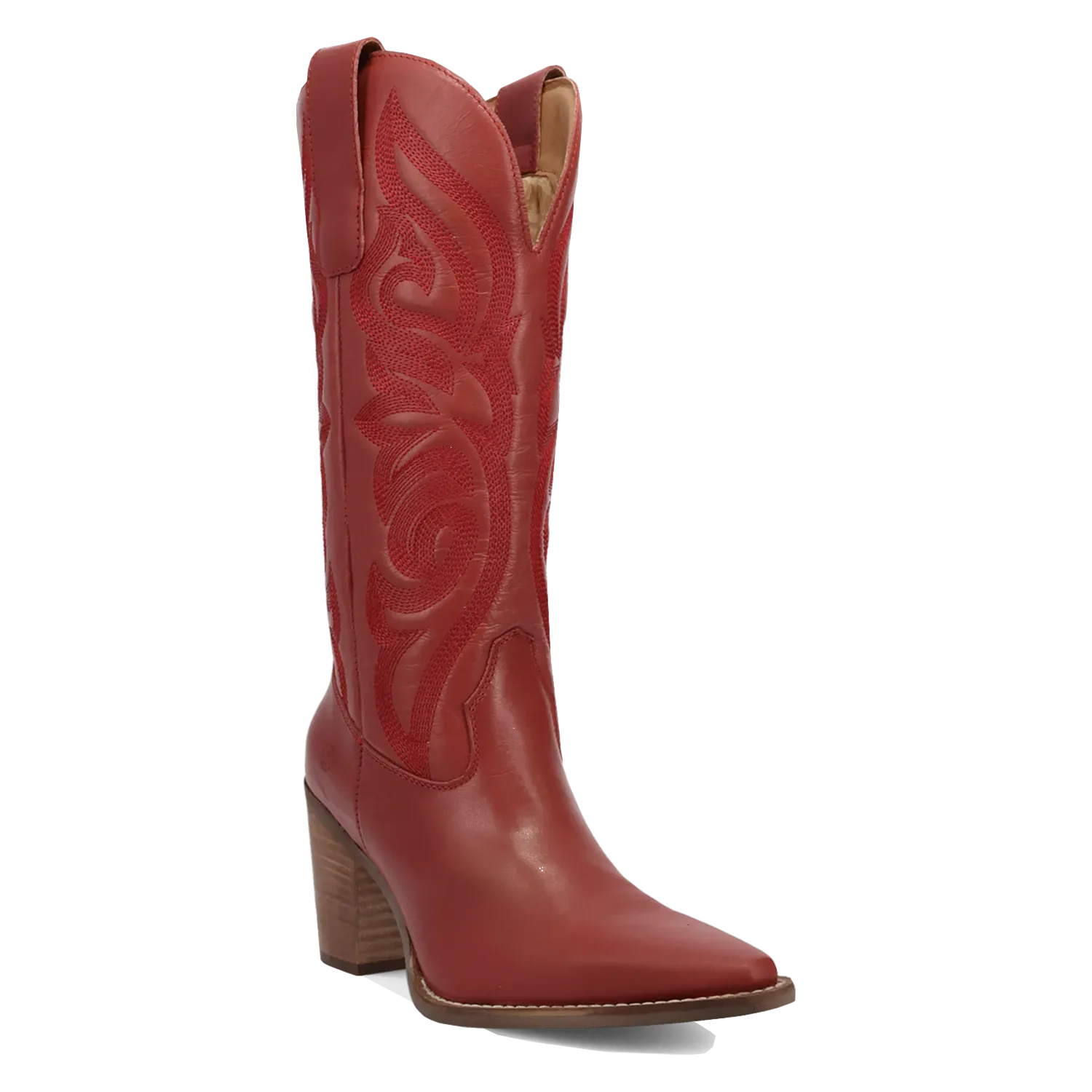 Dan Post Boots Boots Women's Hensley Leather Snip Toe Boots Red Color - Dingo