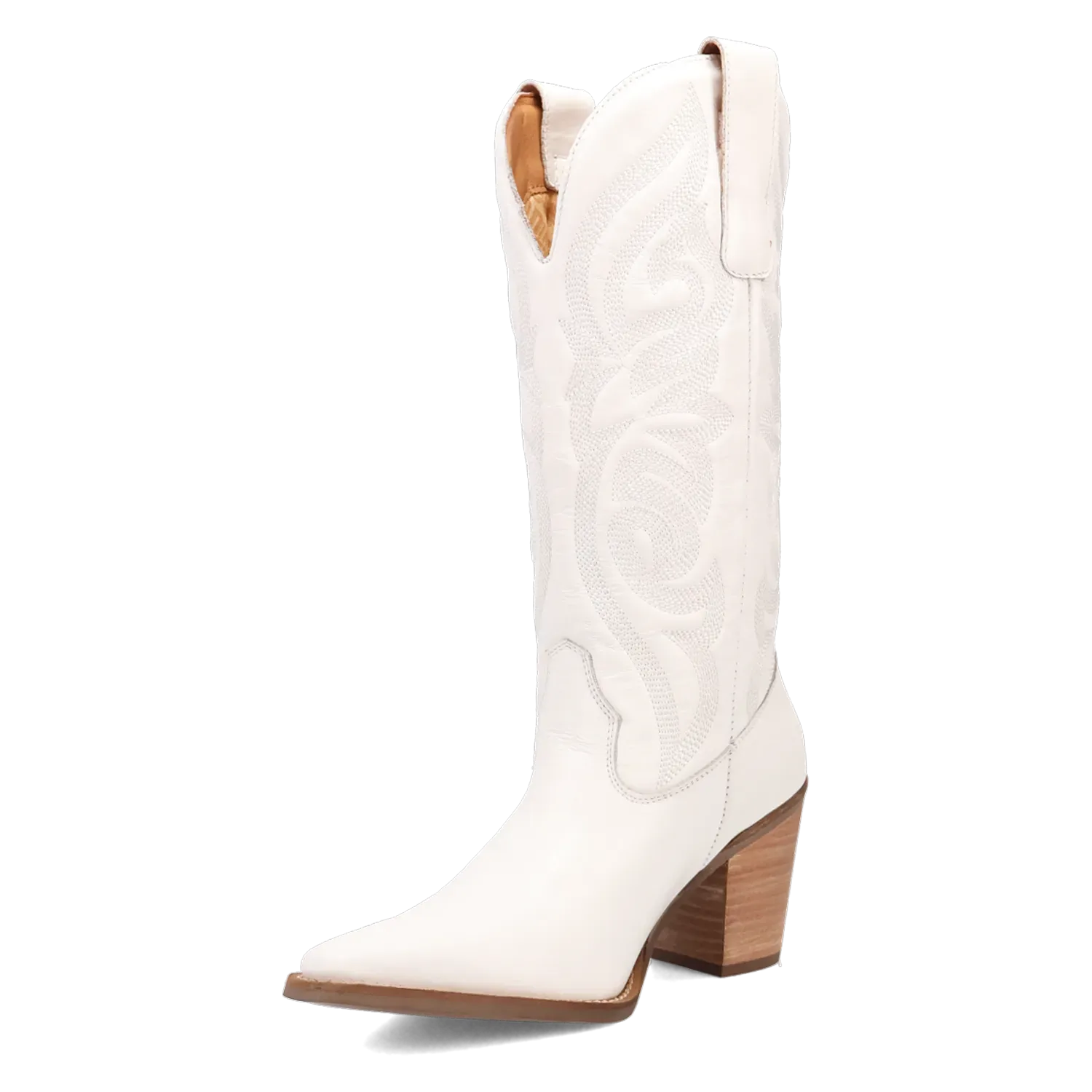 Dan Post Boots Boots Women's Hensley Leather Snip Toe Boots White Color - Dingo